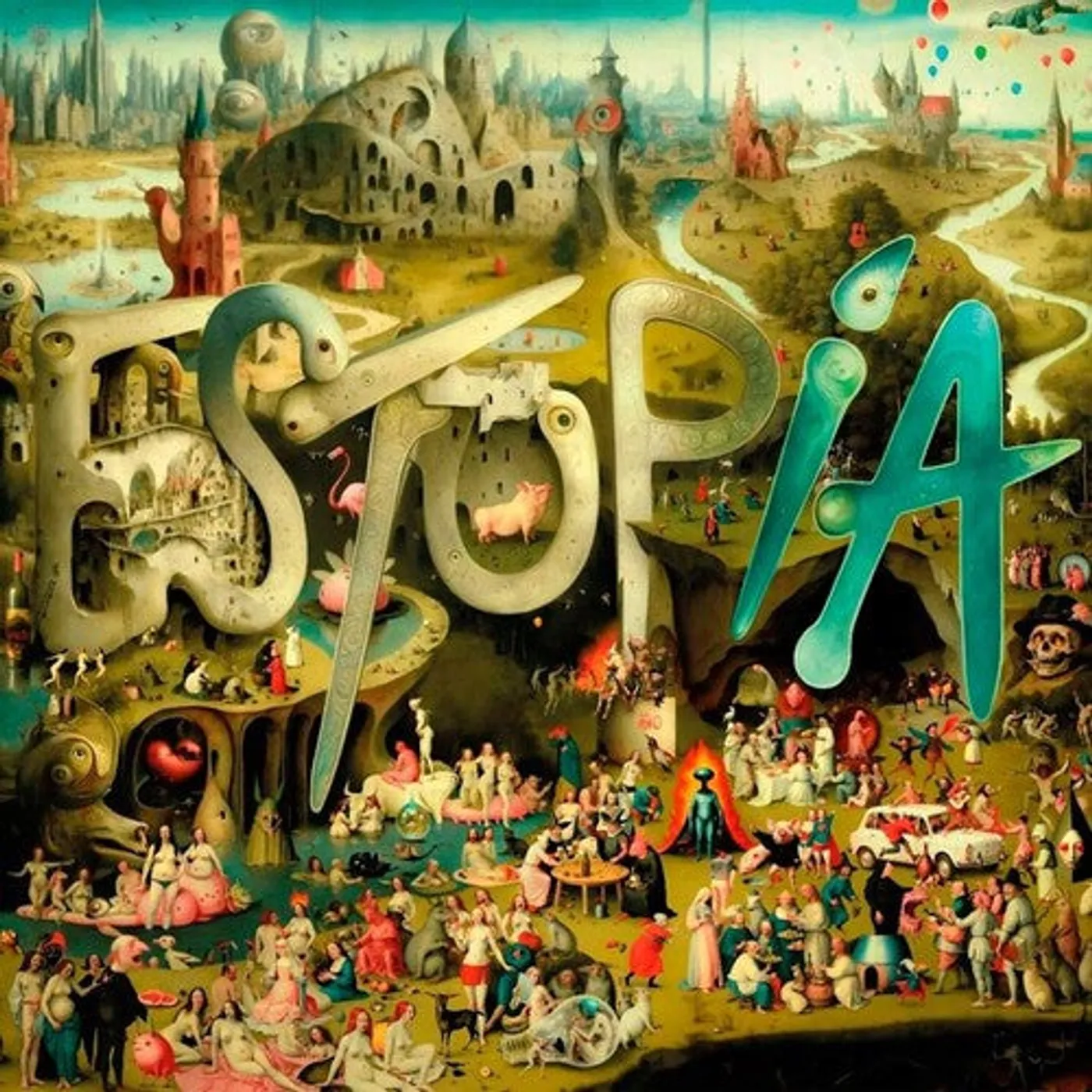 Estopa LP Vinyl - Estopia - W/ 90X60 Poster (Post) (Spa)