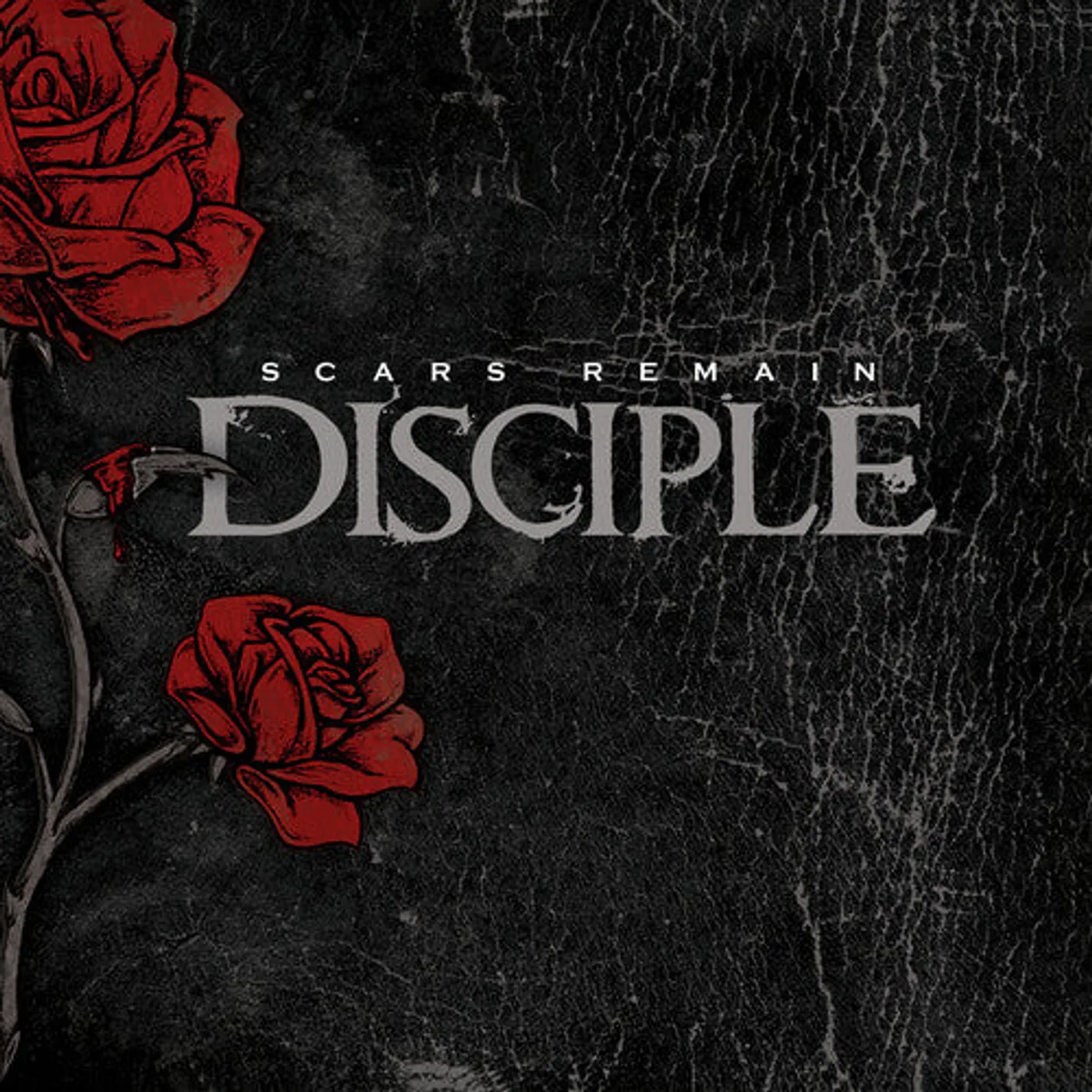 Disciple LP Vinyl - Scars Remain - Red Rose (Coloured Vinyl) (Red)