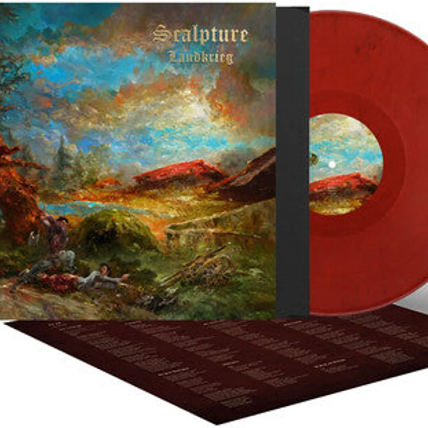 Scalpture LP Vinyl - Landkrieg (Blk) (Coloured Vinyl) (Ltd) (Ofgv) (Red)
