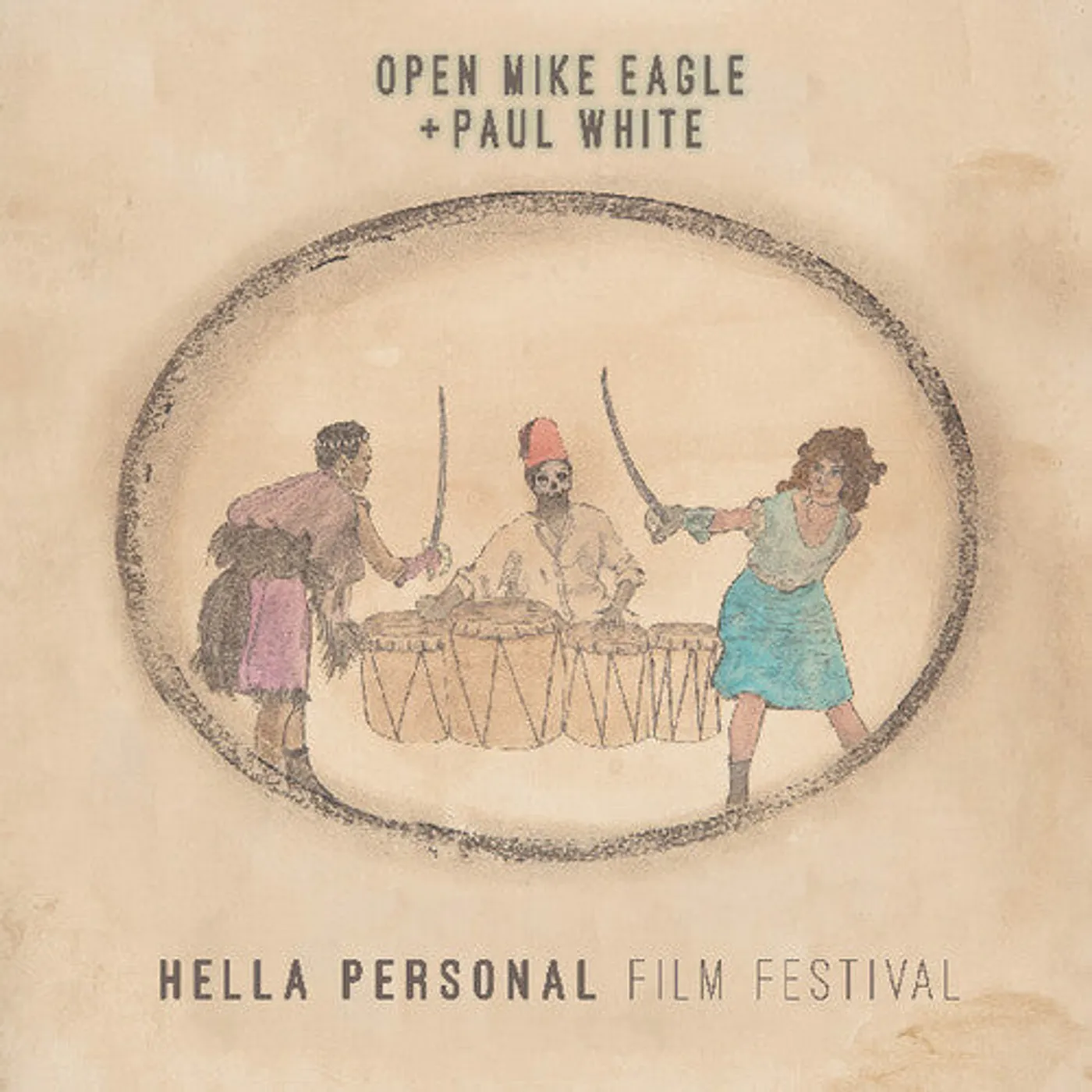 Open Mike Eagle LP Vinyl - Hella Personal Film Festival (Blue) (Coloured Vinyl)