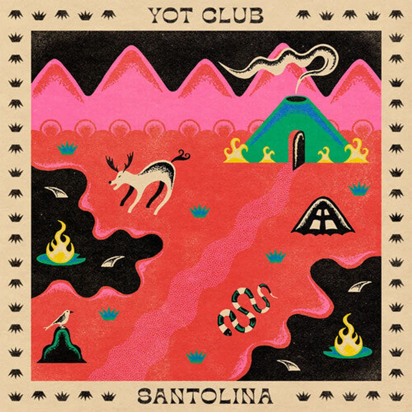 Yot Club LP Vinyl - Santolina (Coloured Vinyl) (Crem) (Pnk)
