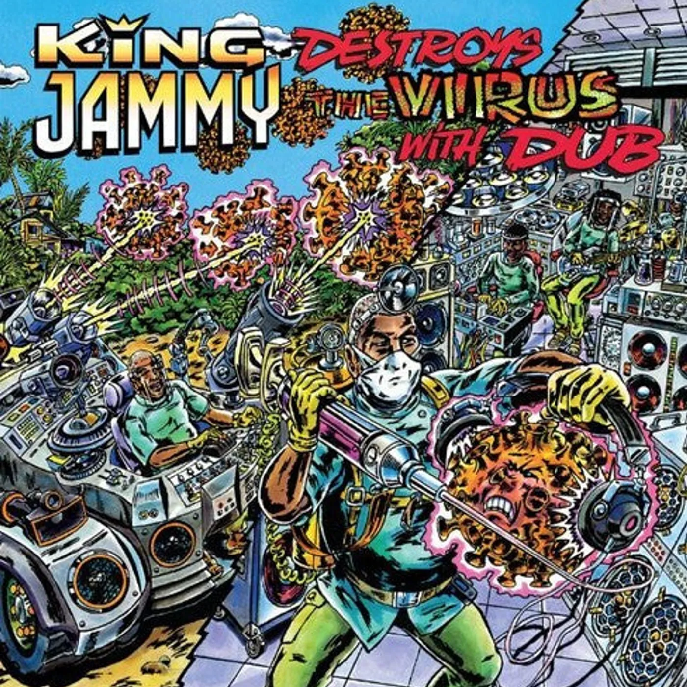 King Jammy LP Vinyl - King Jammy Destroys The Virus With Dub (Post)