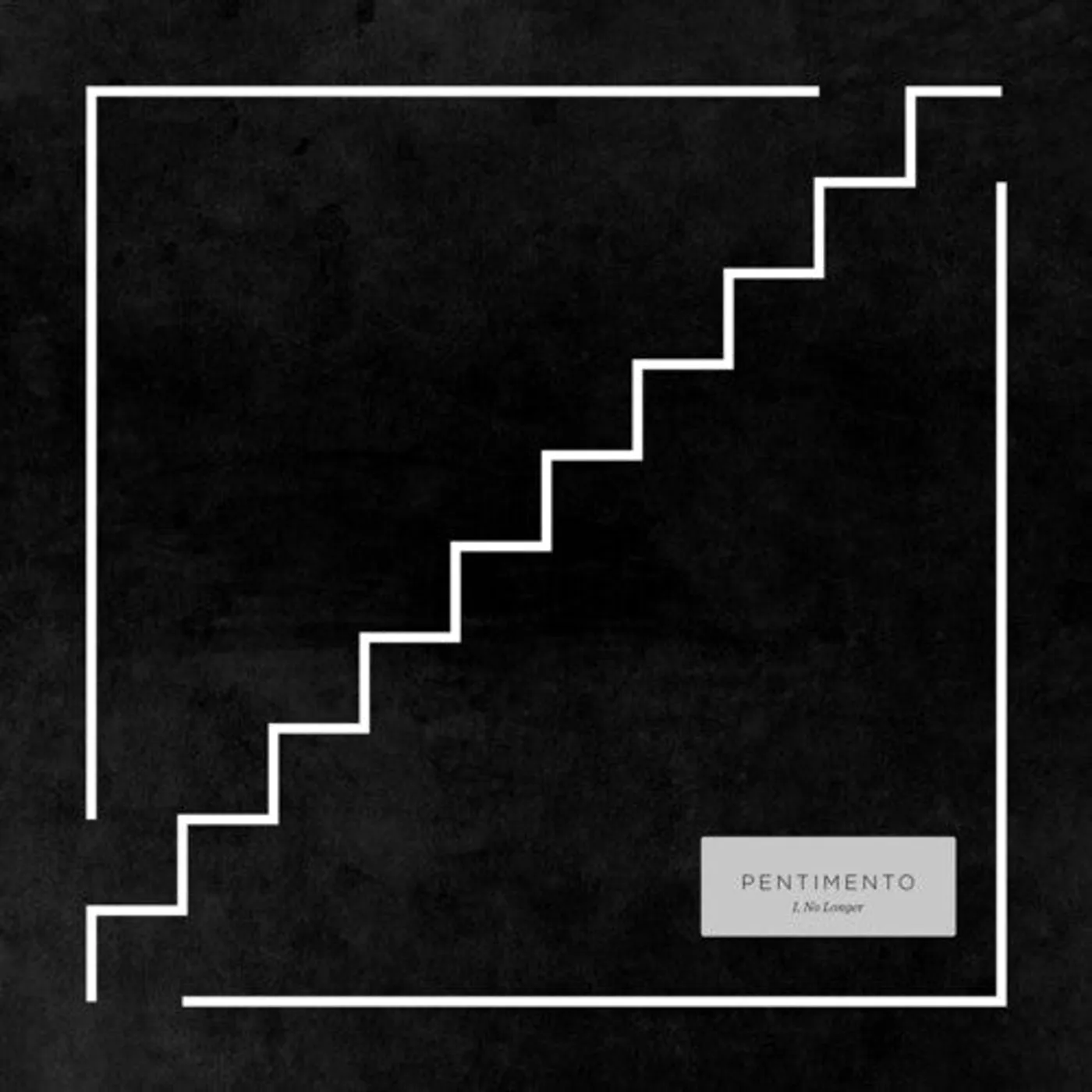 Pentimento LP Vinyl - I No Longer (White With Dark Blue & Yellow Twister