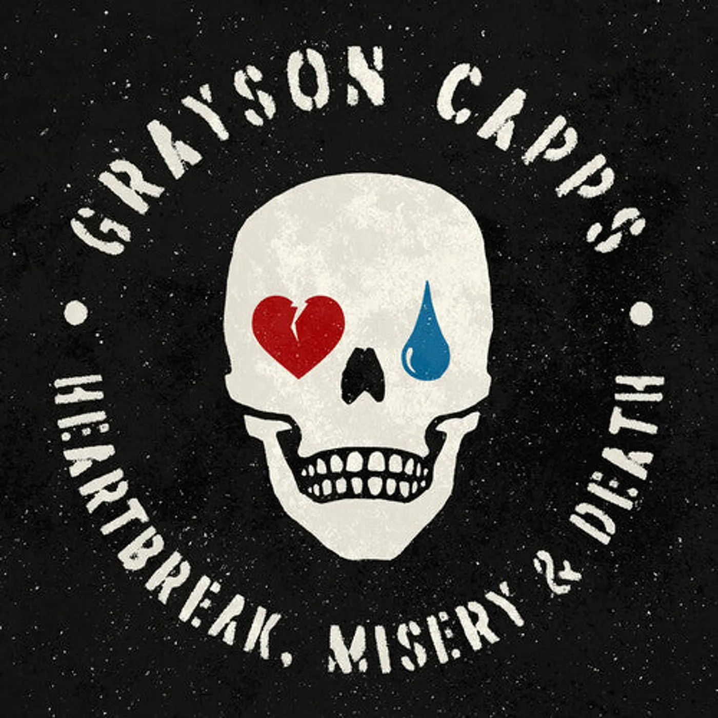 Grayson Capps LP Vinyl - Heartbreak Misery & Death