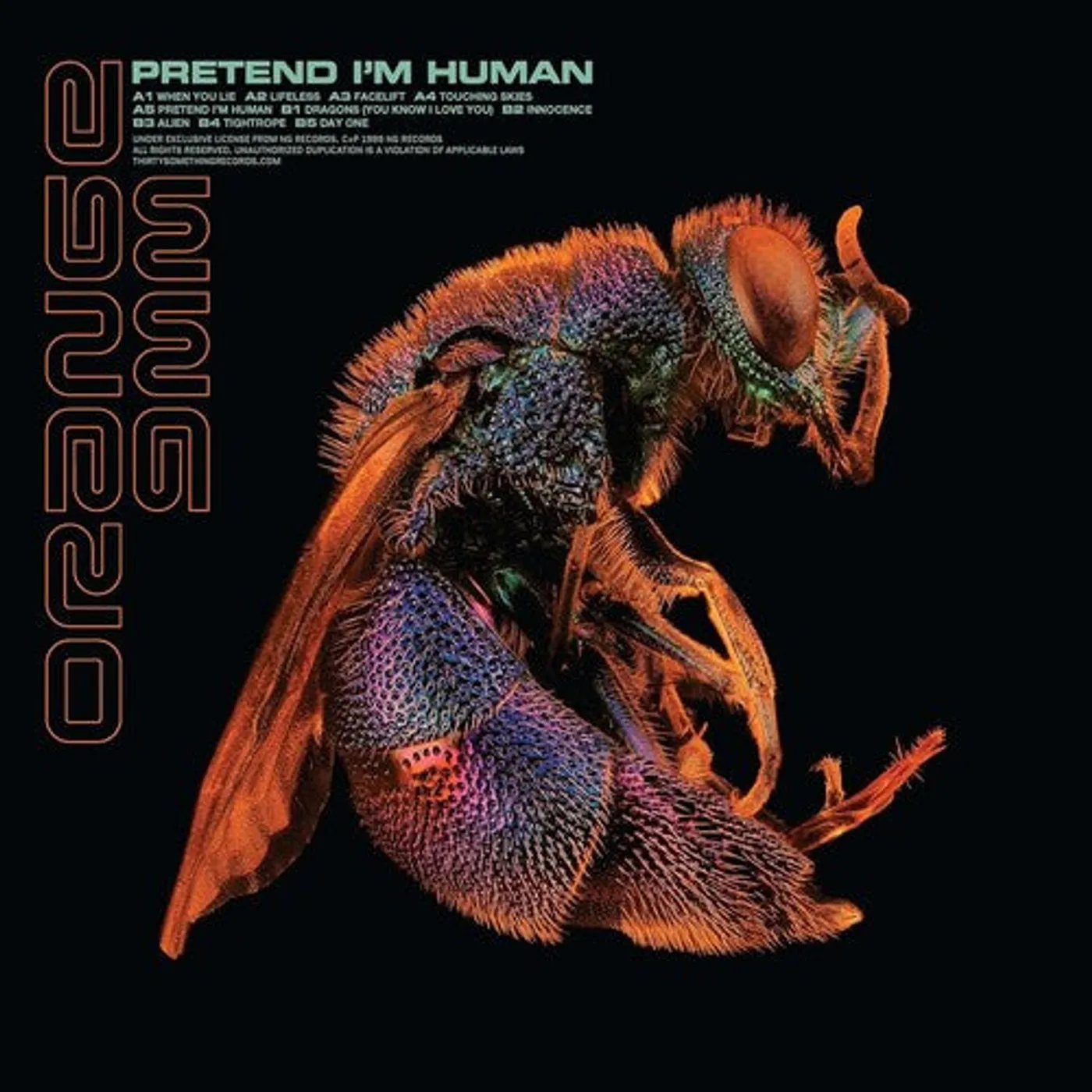 Orange 9Mm LP Vinyl - Pretend I'M Human (Coloured Vinyl) (Ogv) (Rmst) (Etch) (Uk)