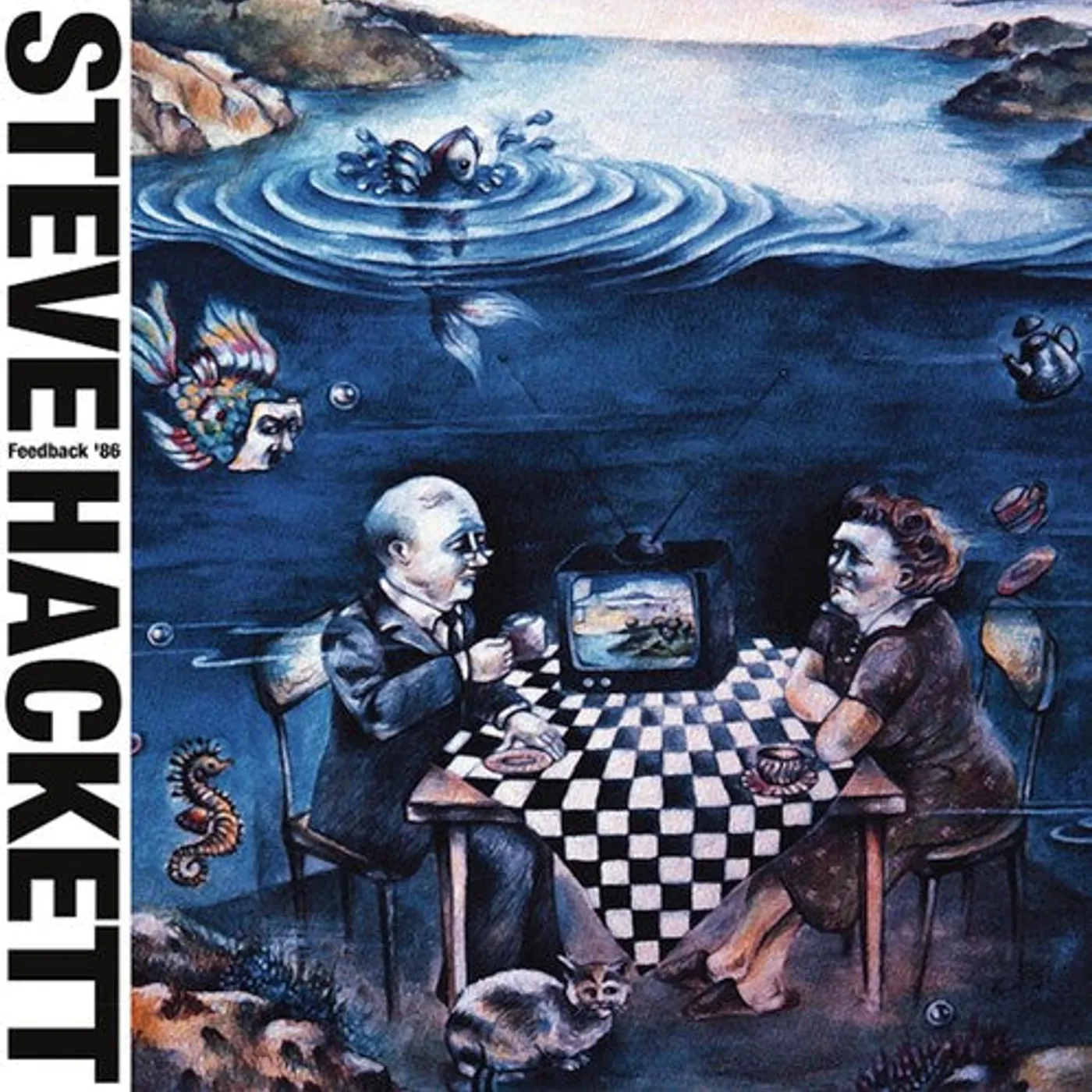 Steve Hackett LP Vinyl - Feedback '86 (Gate Fold) (Reis)