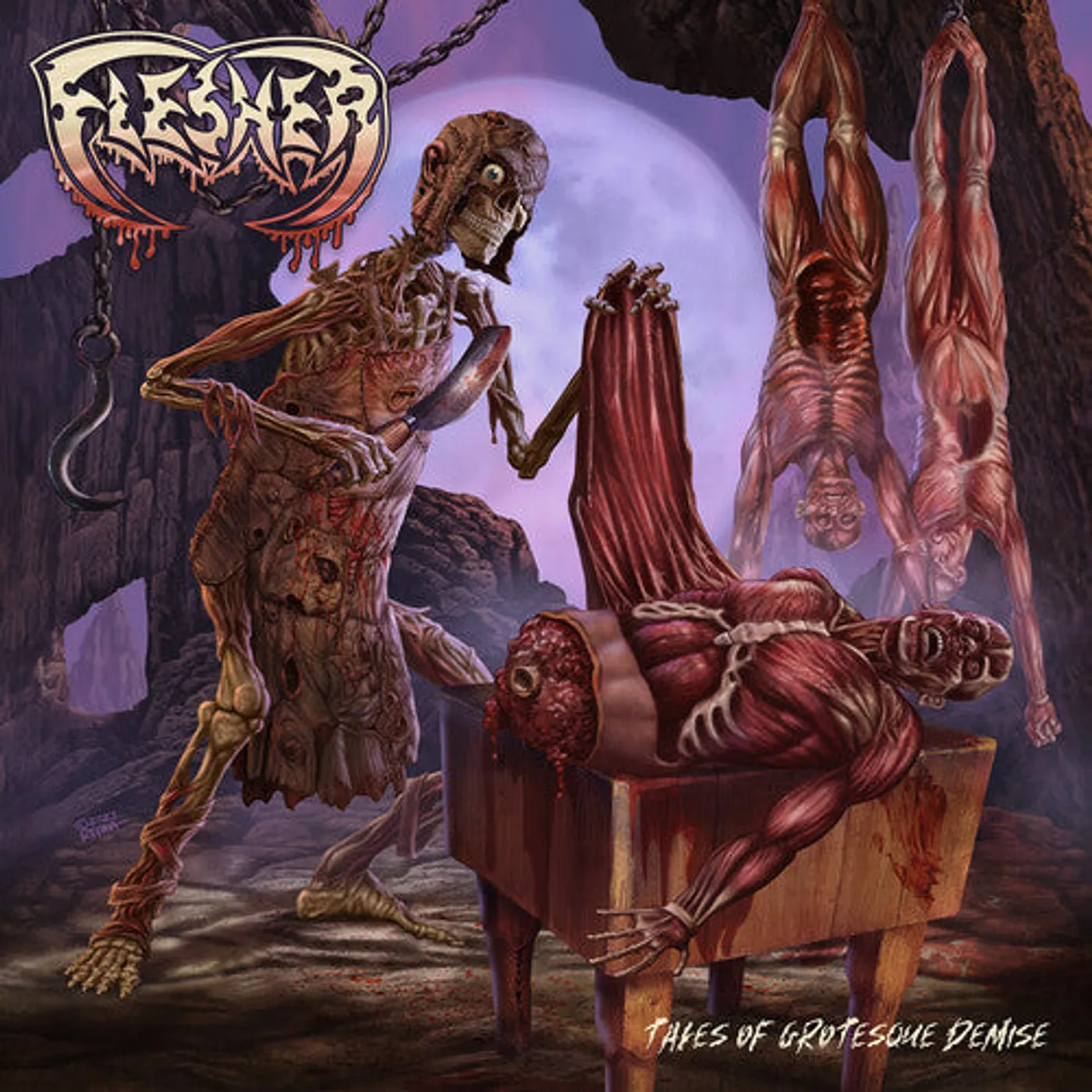 Flesher LP Vinyl - Tales Of Grosteque Demise (Coloured Vinyl) (Red)