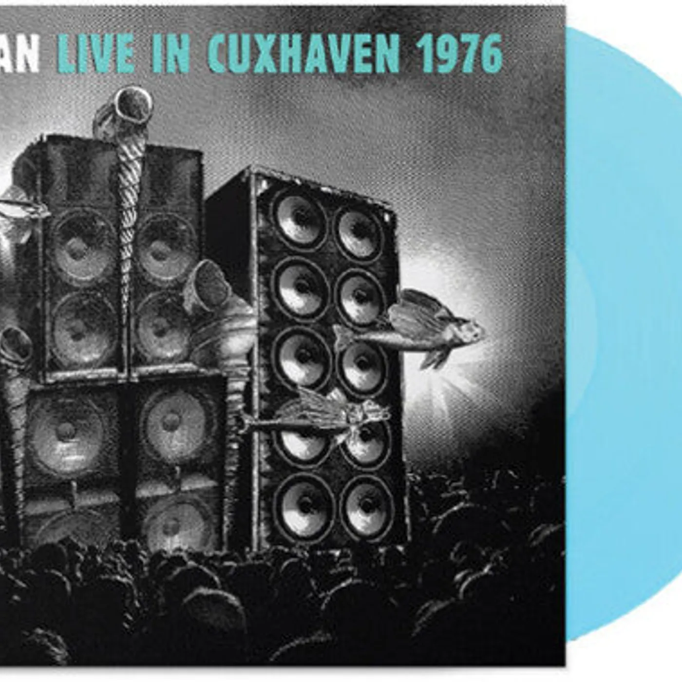Can LP Vinyl - Live In Cuxhaven 1976 (Blue) (Coloured Vinyl) (Ltd)