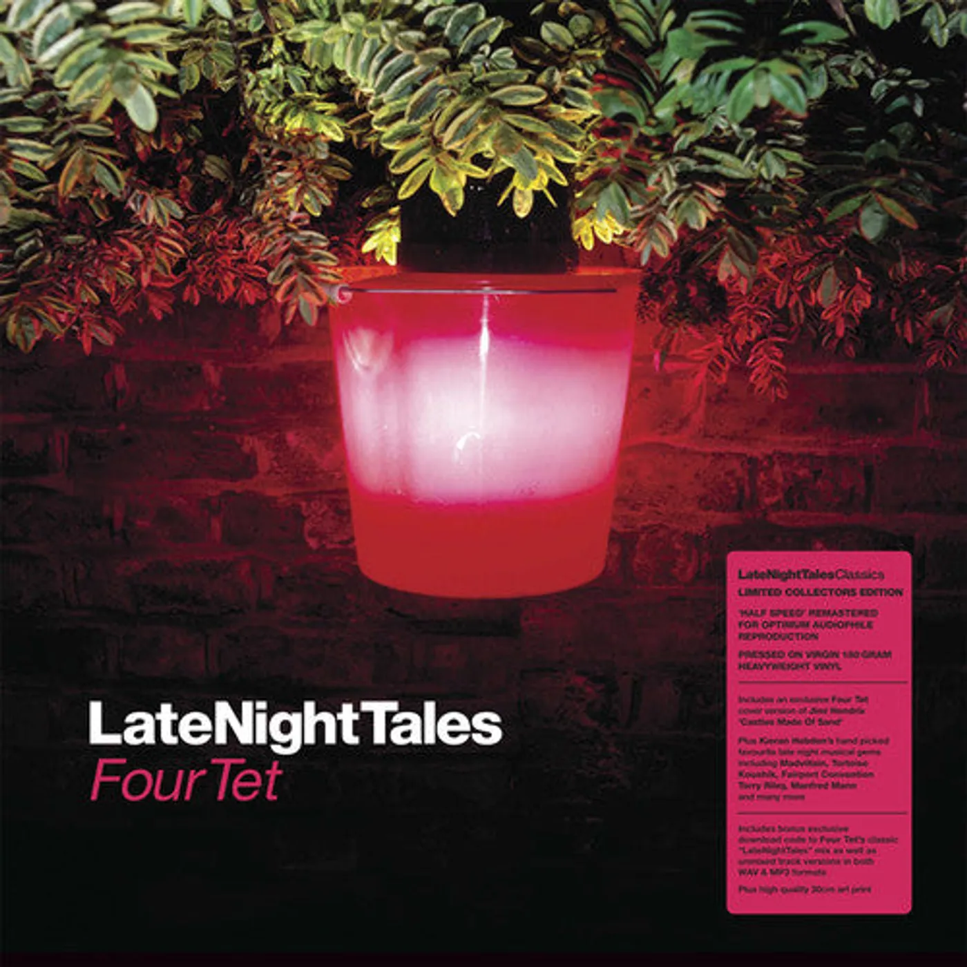 Four Tet LP Vinyl - Late Night Tales: Four Tet (Blk) (Gate Fold) (Ogv)