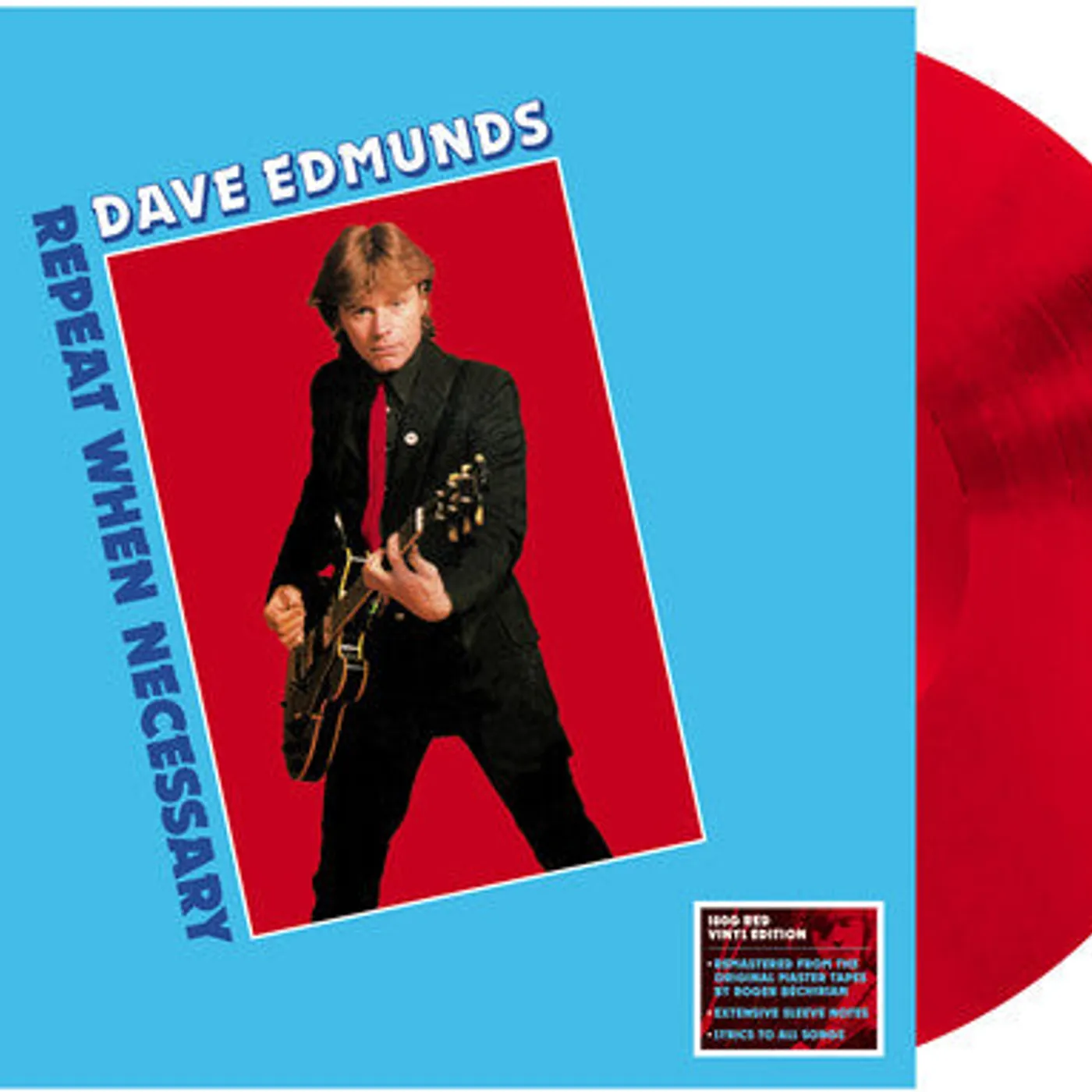 Dave Edmunds LP Vinyl - Repeat When Necessary (Coloured Vinyl) (Ogv) (Red) (Uk)
