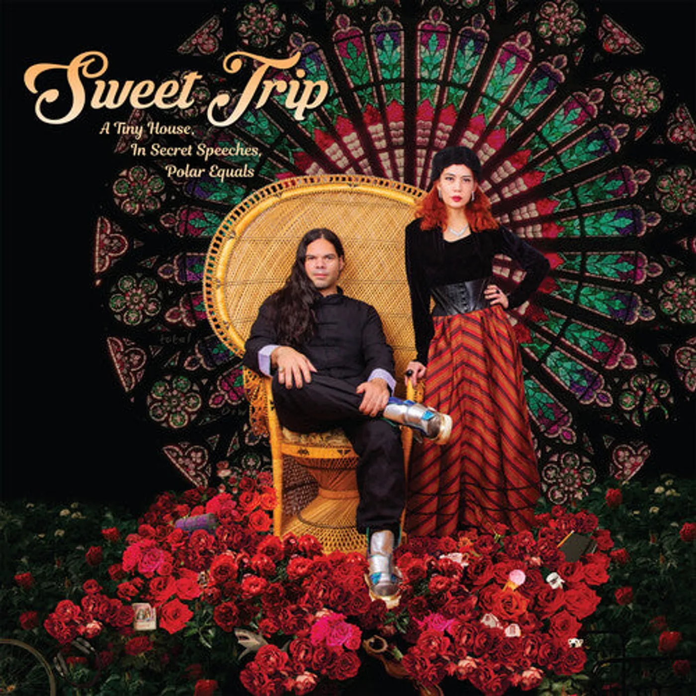 Sweet Trip LP Vinyl - Tiny House In Secret Speeches Polar Equals-Cover A