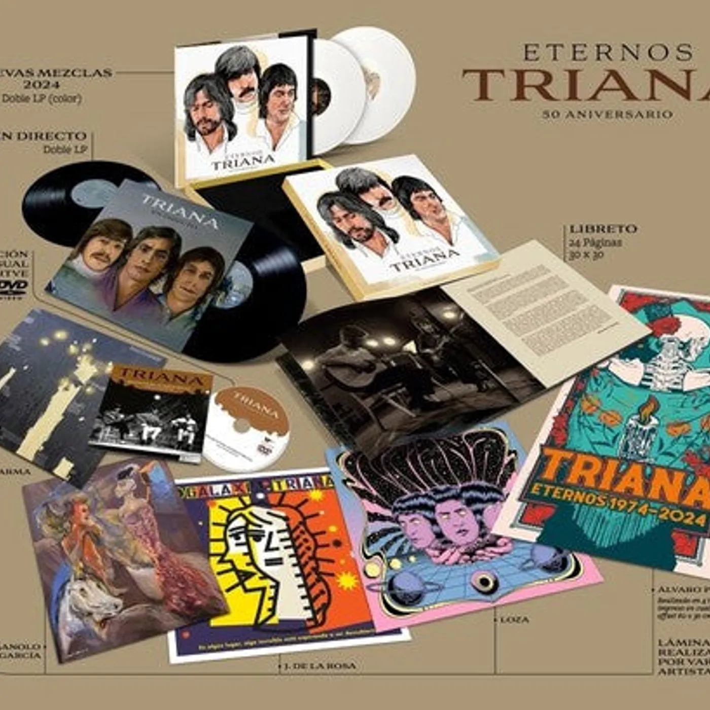 Triana LP Vinyl - Eternos Triana - 4Lp+Dvd Box Set (W/Dvd) (Box)