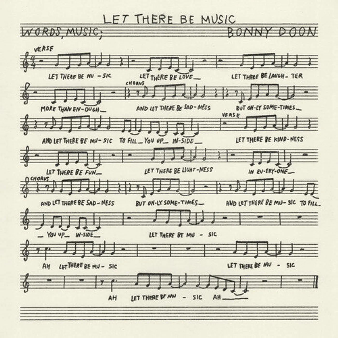 Bonny Doon LP Vinyl - Let There Be Music