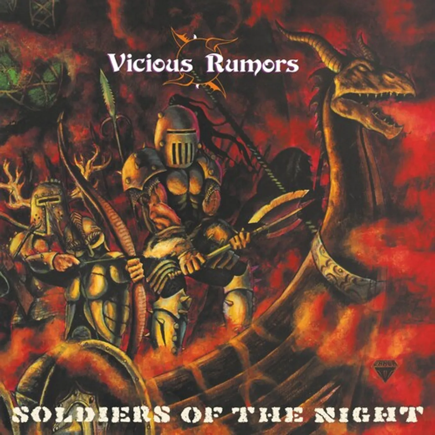 Vicious Rumors LP Vinyl - Soldiers Of The Night