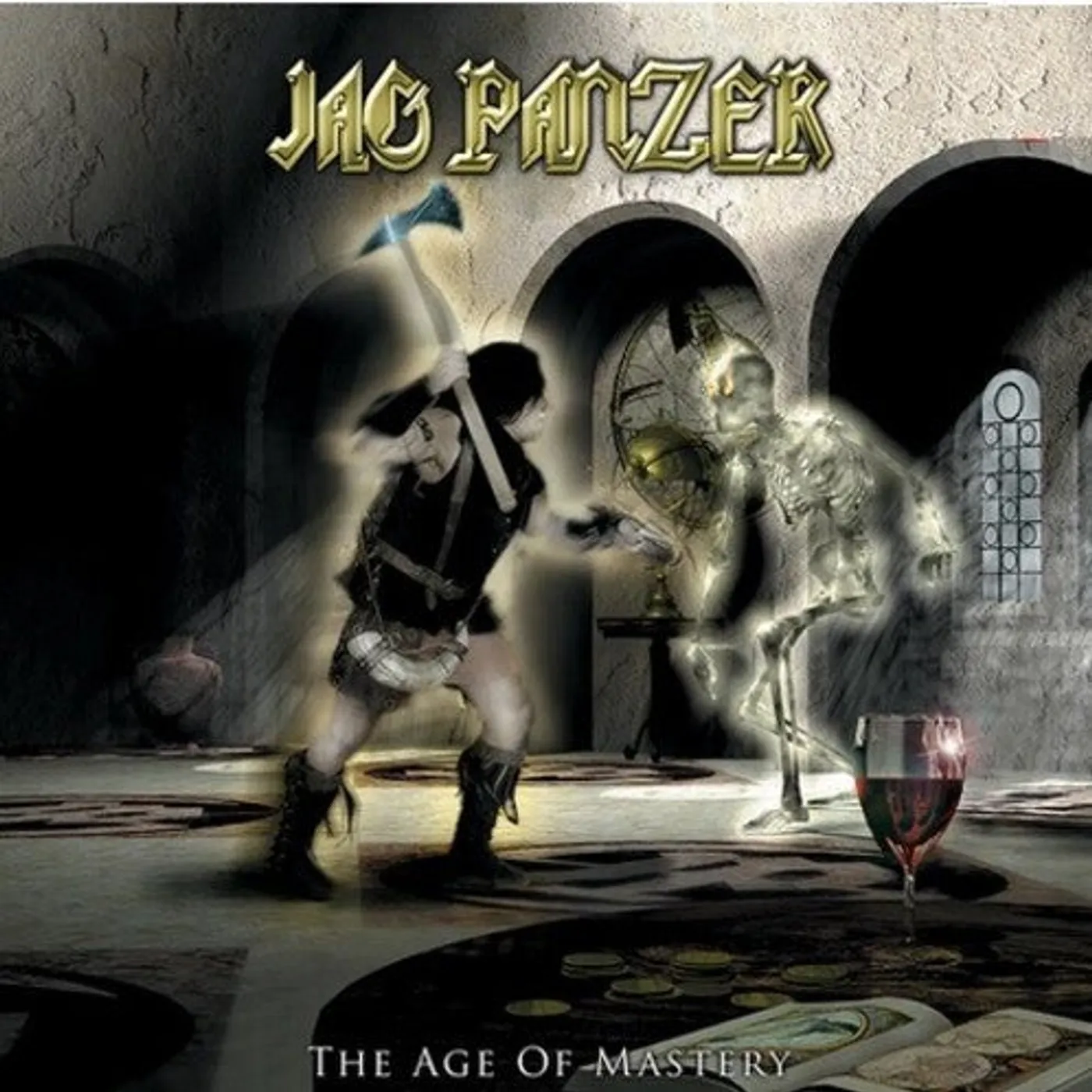 Jag Panzer LP Vinyl - Age Of Mastery - Gold (Coloured Vinyl) (Gol) (Ltd)