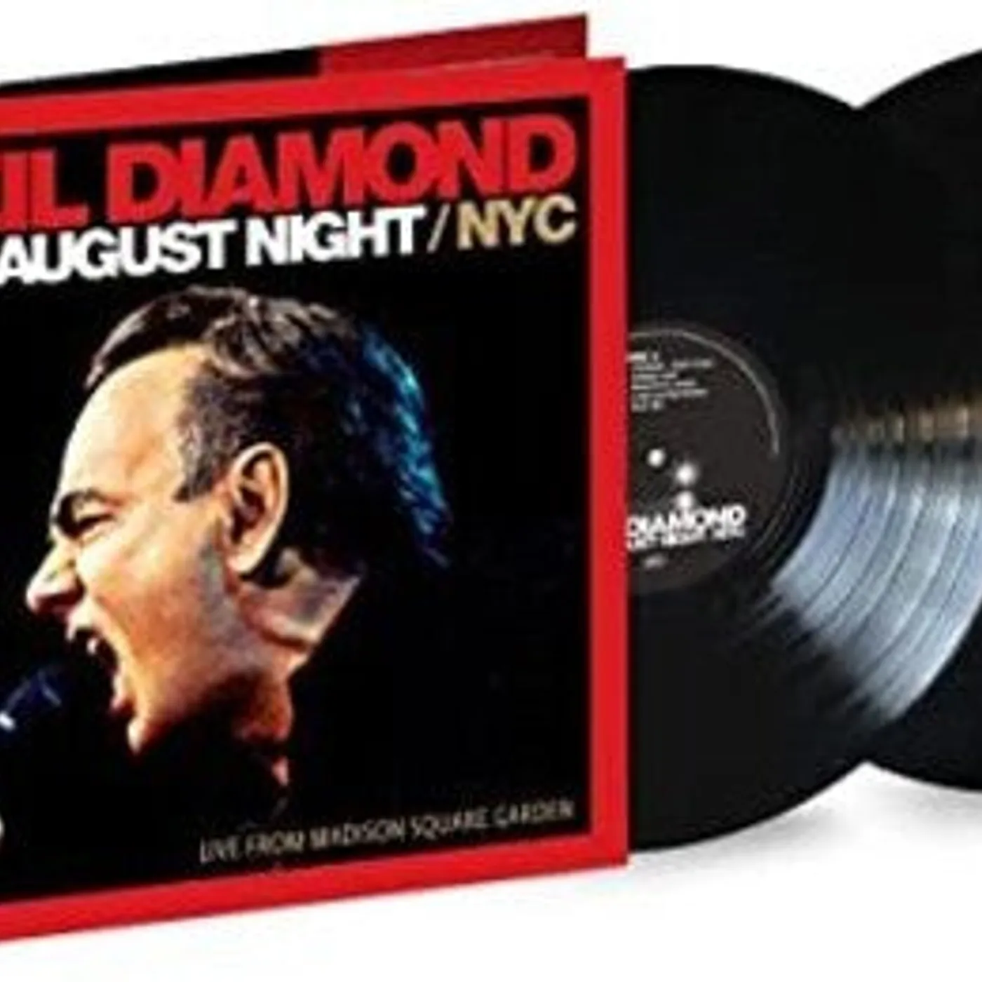 Neil Diamond LP Vinyl - Hot August Night / Live From Madison Square Garden
