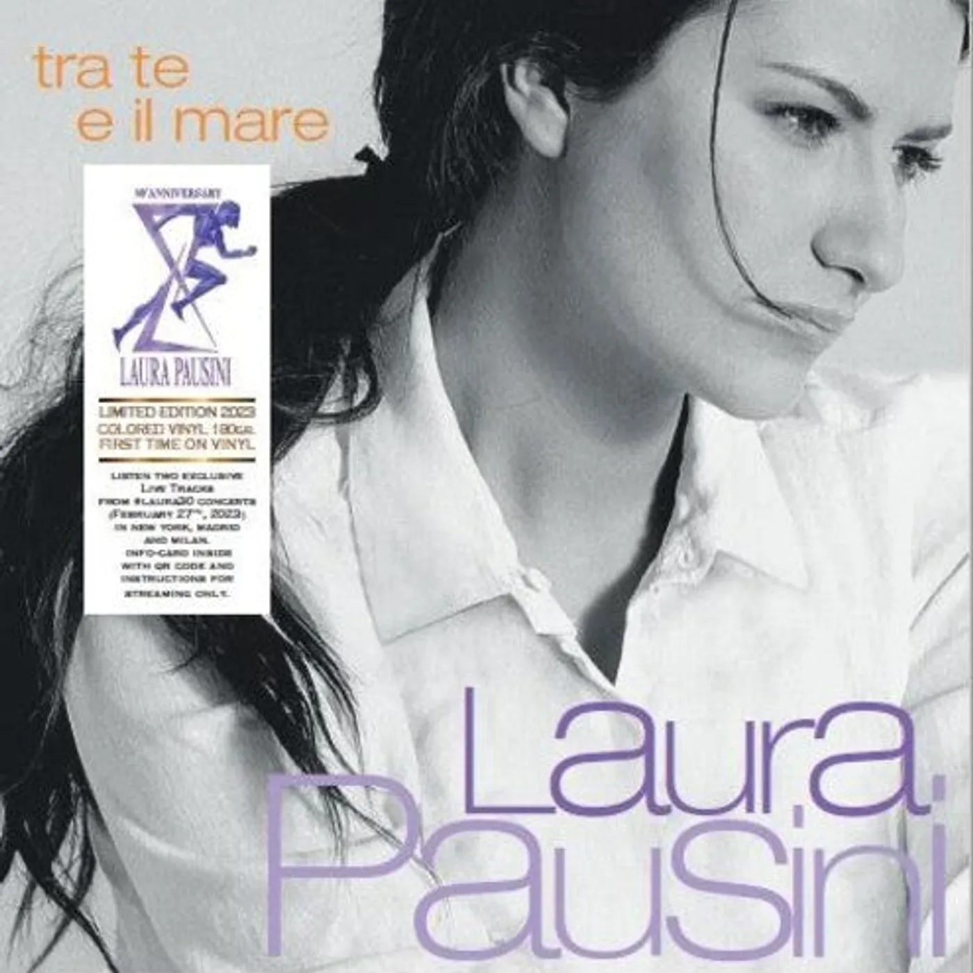Laura Pausini LP Vinyl - Tra Te E Il Mare (Coloured Vinyl) (Ltd) (Ogv) (Purp) (Numb)