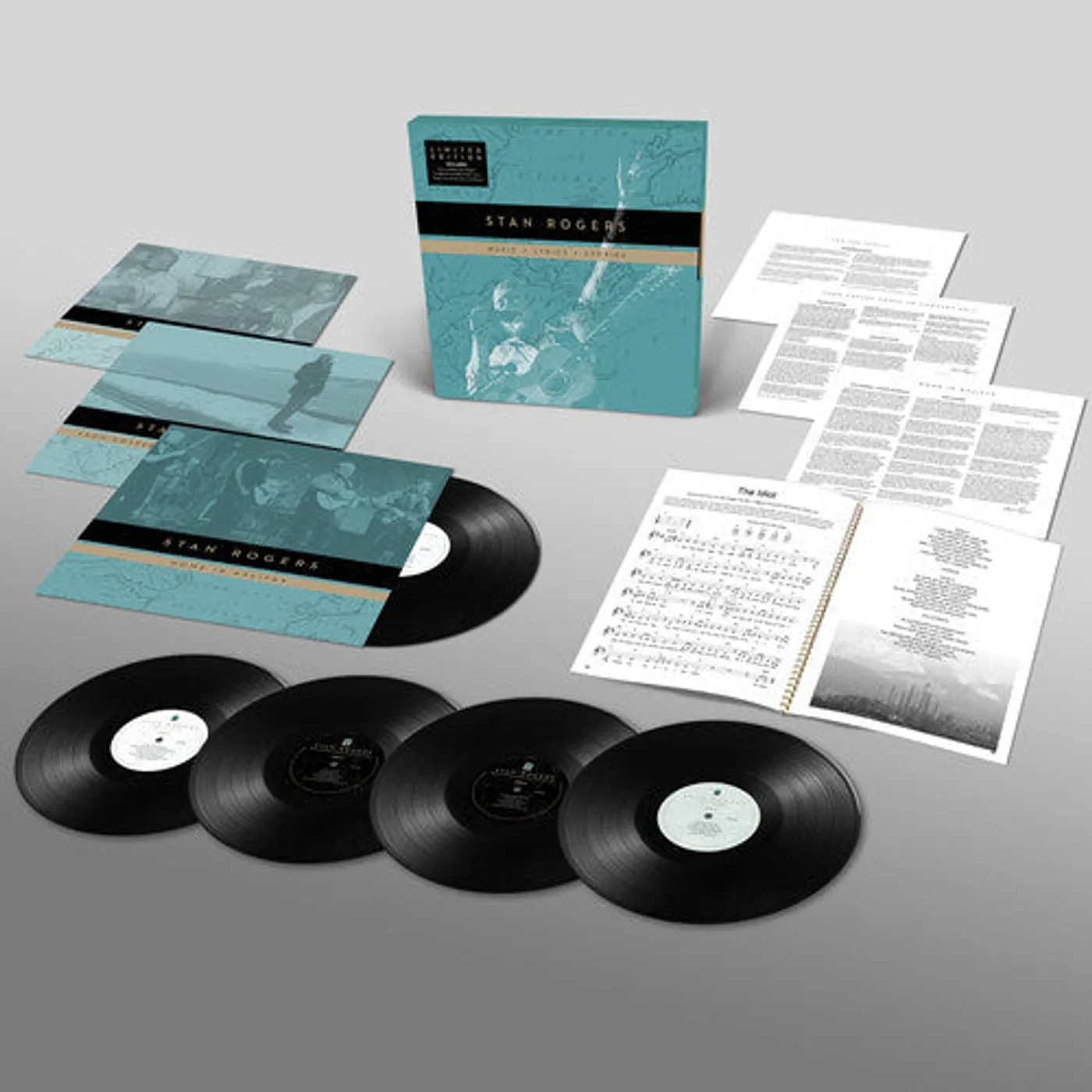 Stan Rogers LP Vinyl - Songs Of A Lifetime (W/Book) (Box) (Ltd) (Ofgv)