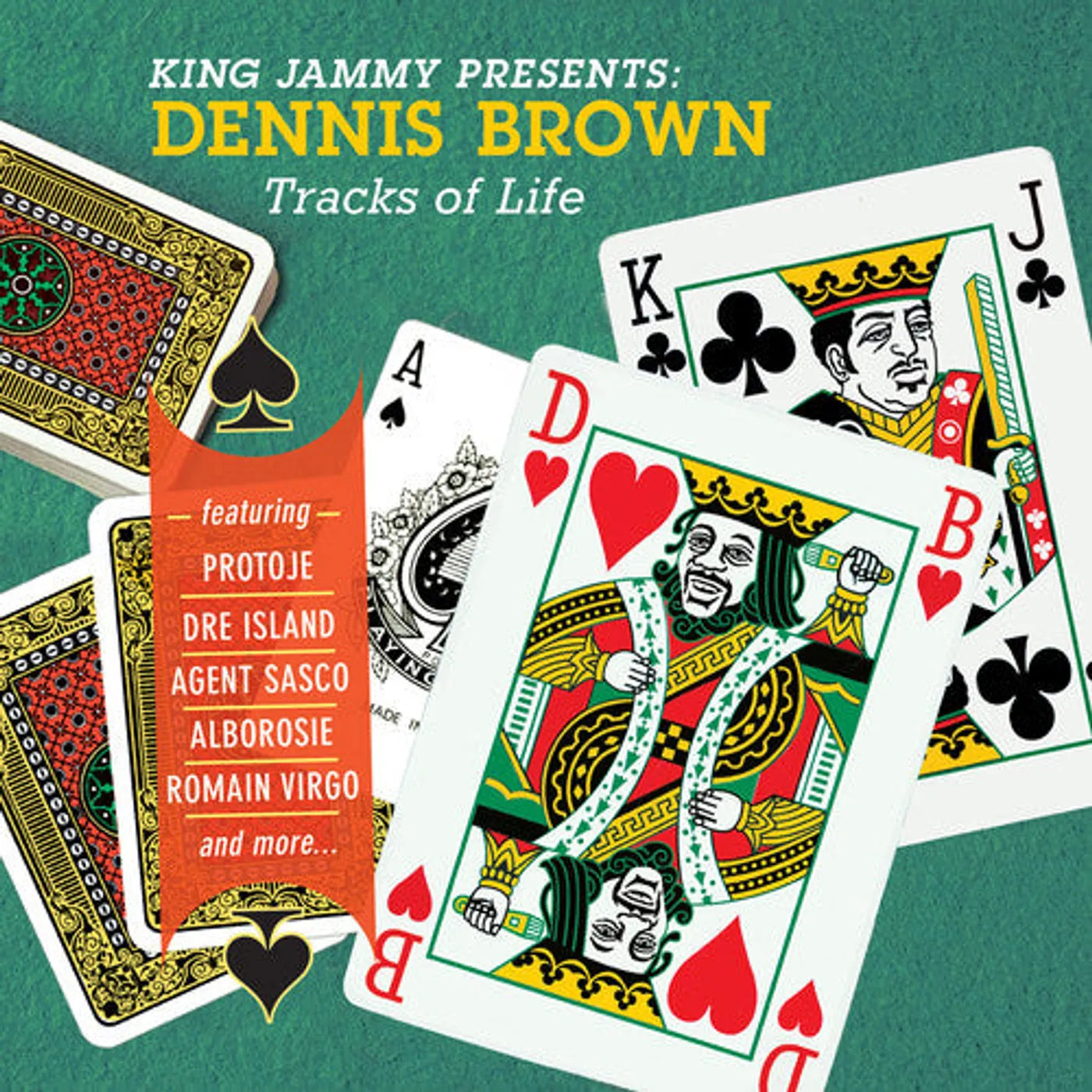 Dennis Brown LP Vinyl - King Jammy Presents: Dennis Brown Tracks Of Life
