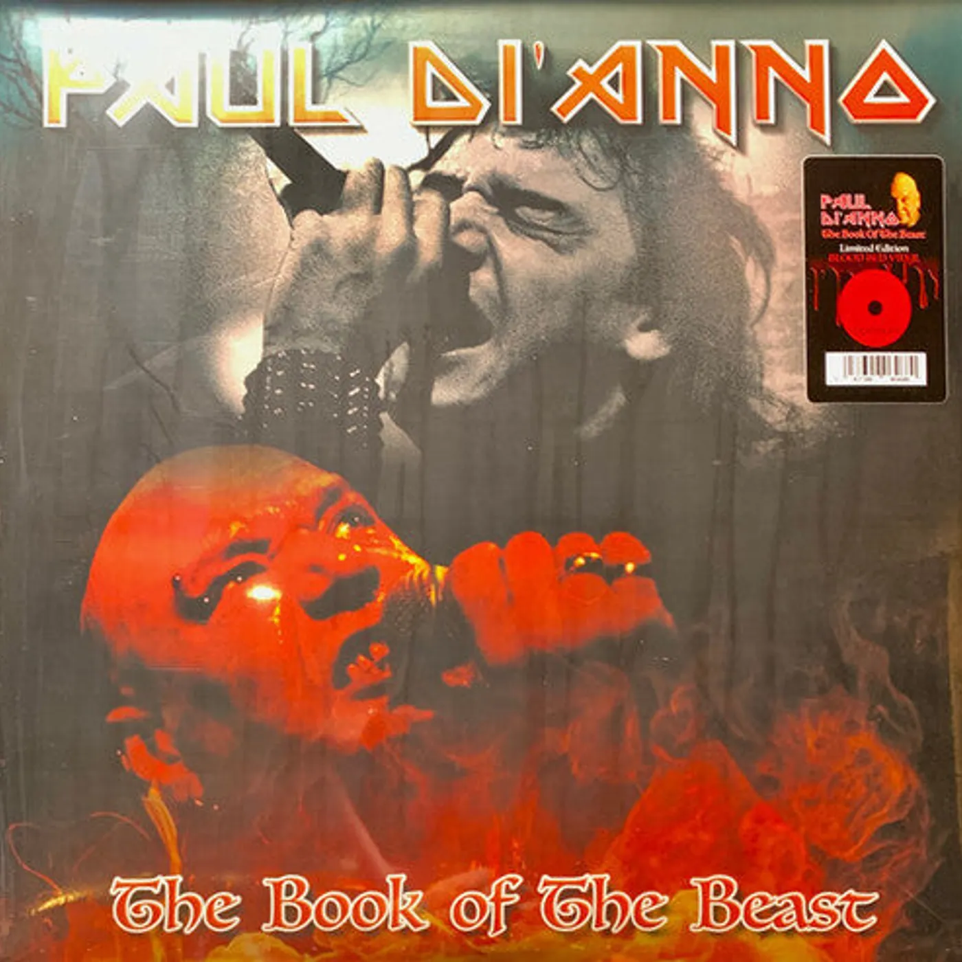 Paul Di'Anno LP Vinyl - Book Of The Beast (Coloured Vinyl) (Red) (Uk)
