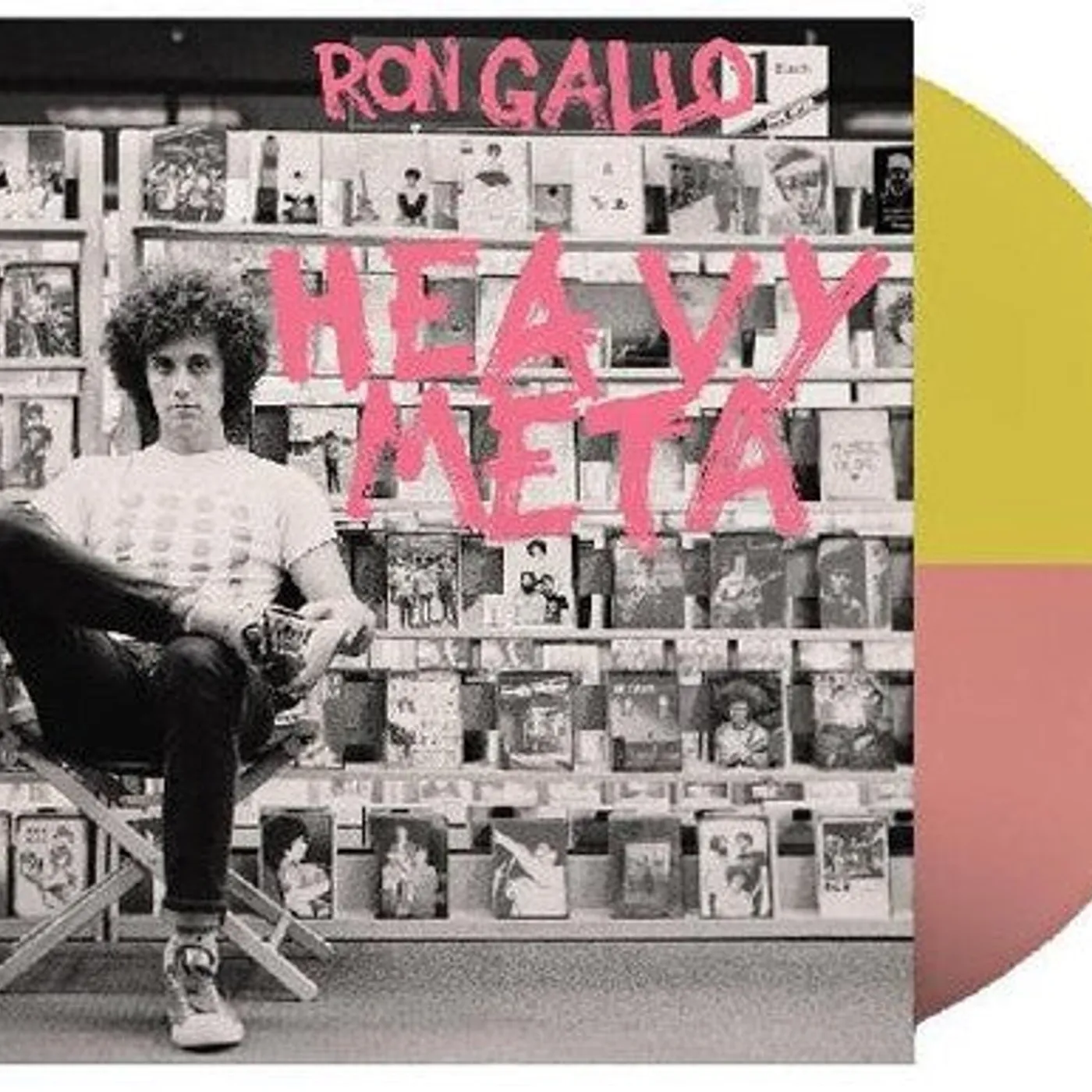 Ron Gallo LP Vinyl - Heavy Meta (Coloured Vinyl) (Pnk) (Ylw)