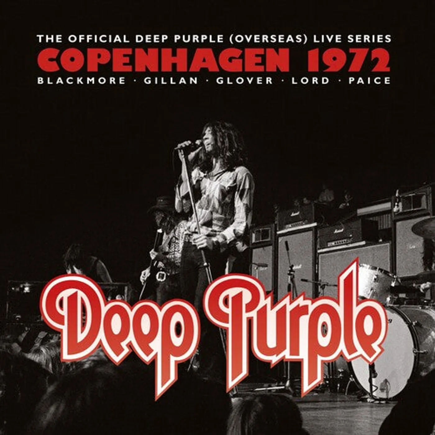 Deep Purple LP Vinyl - Live In Copenhagen 1972 (Coloured Vinyl) (Red)
