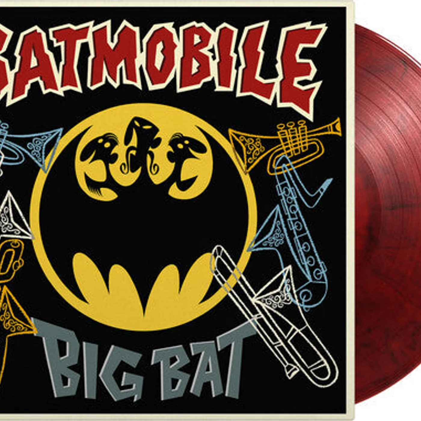 Batmobile LP Vinyl - Big Bat (10In) (Coloured Vinyl) (Ogv) (Red)