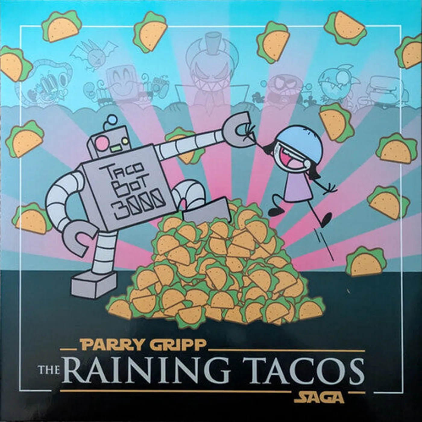 Parry Gripp LP Vinyl - Raining Tacos Saga