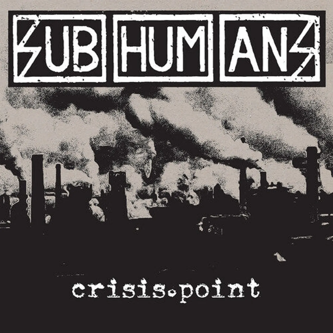Subhumans LP Vinyl - Crisis Point (Blk) (Coloured Vinyl) (Ltd) (Wht)