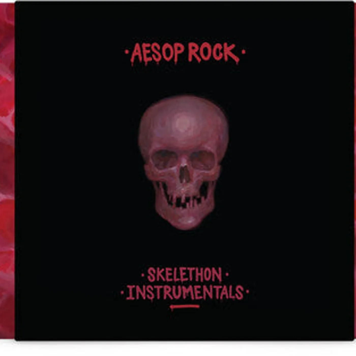 Aesop Rock LP Vinyl - Skelethon (Instrumental Version) Maroon/Black