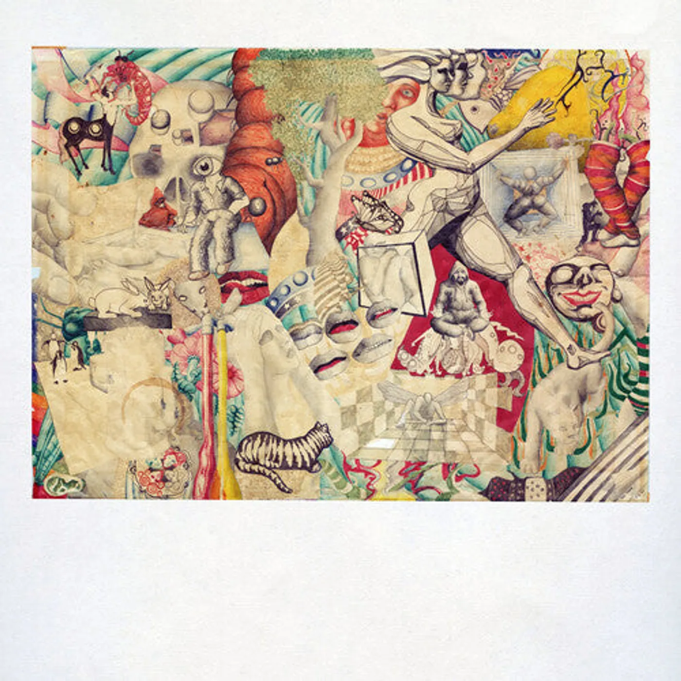 Teen Suicide LP Vinyl - Honeybee Table At The Butterfly Feast - Yellow
