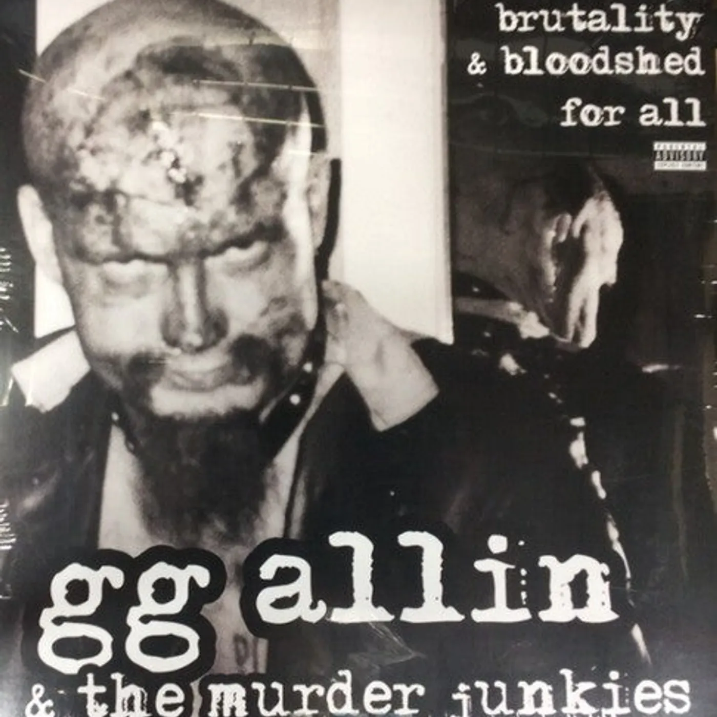 Gg Allin LP Vinyl - Brutality & Bloodshed For All