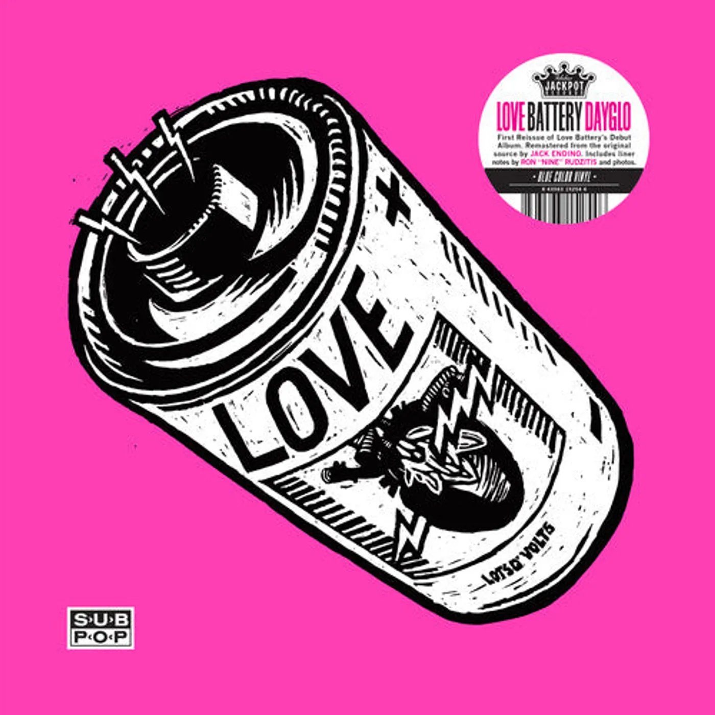 Love Battery LP Vinyl - Dayglo (Blue) (Coloured Vinyl) (Reis)