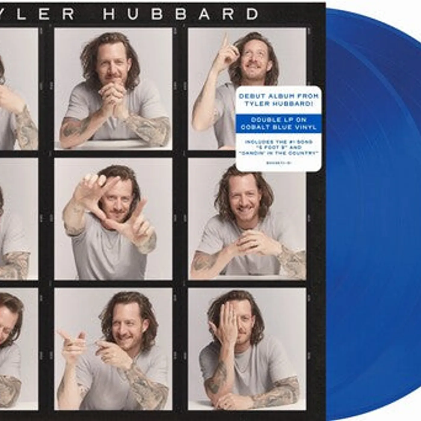 Tyler Hubbard LP Vinyl - Tyler Hubbard (Blue) (Coloured Vinyl)
