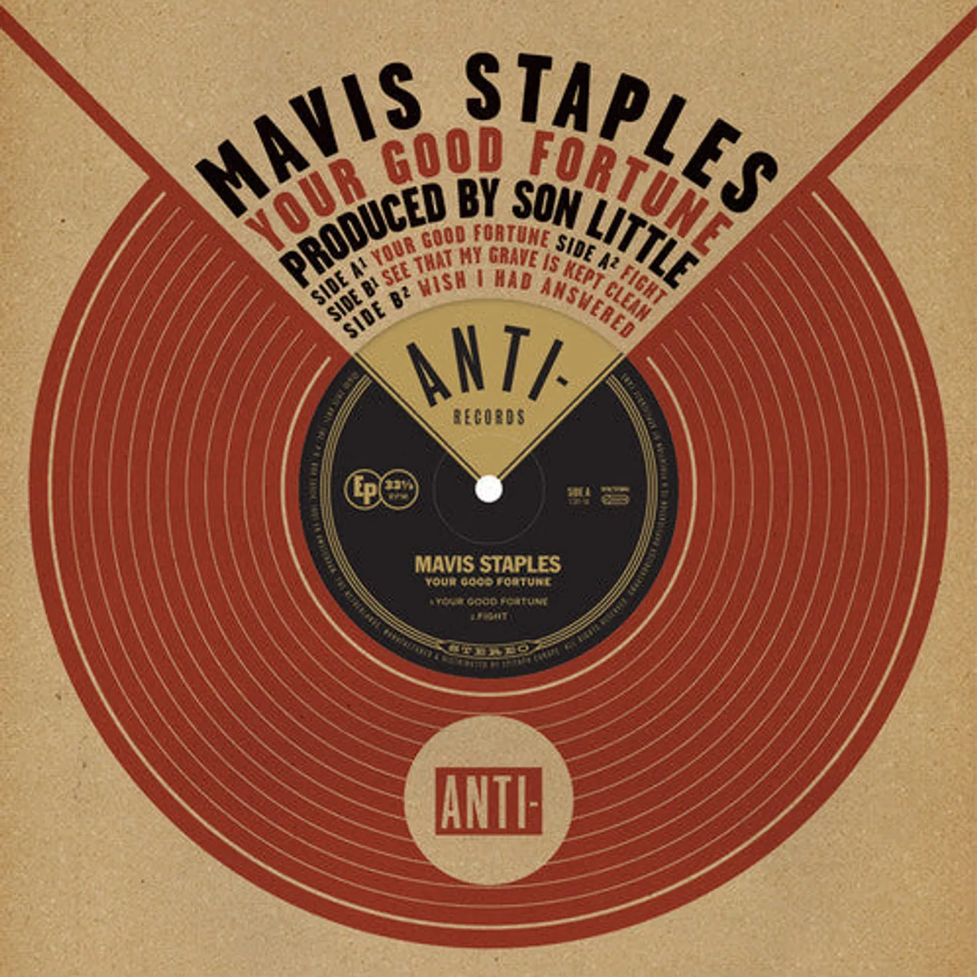 Mavis Staples LP Vinyl - Your Good Fortune (Ogv)
