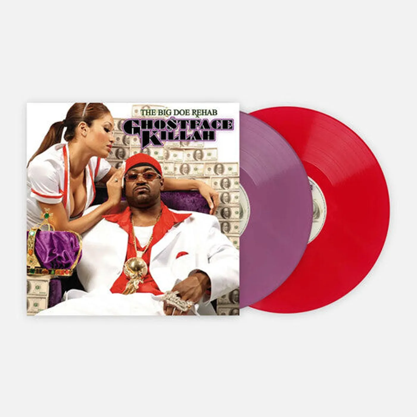 Ghostface Killah LP Vinyl - Big Doe Rehab (Coloured Vinyl) (Purp) (Red) (Can)