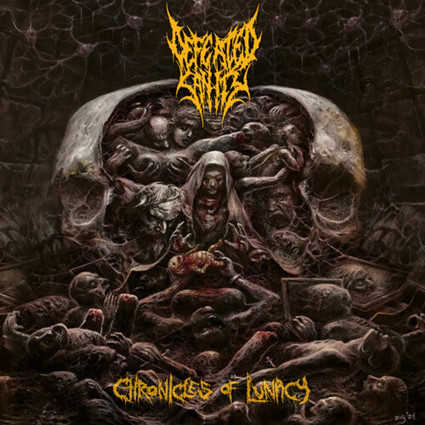 Defeated Sanity LP Vinyl - Chronicles Of Lunacy (Gate Fold) (Ltd)