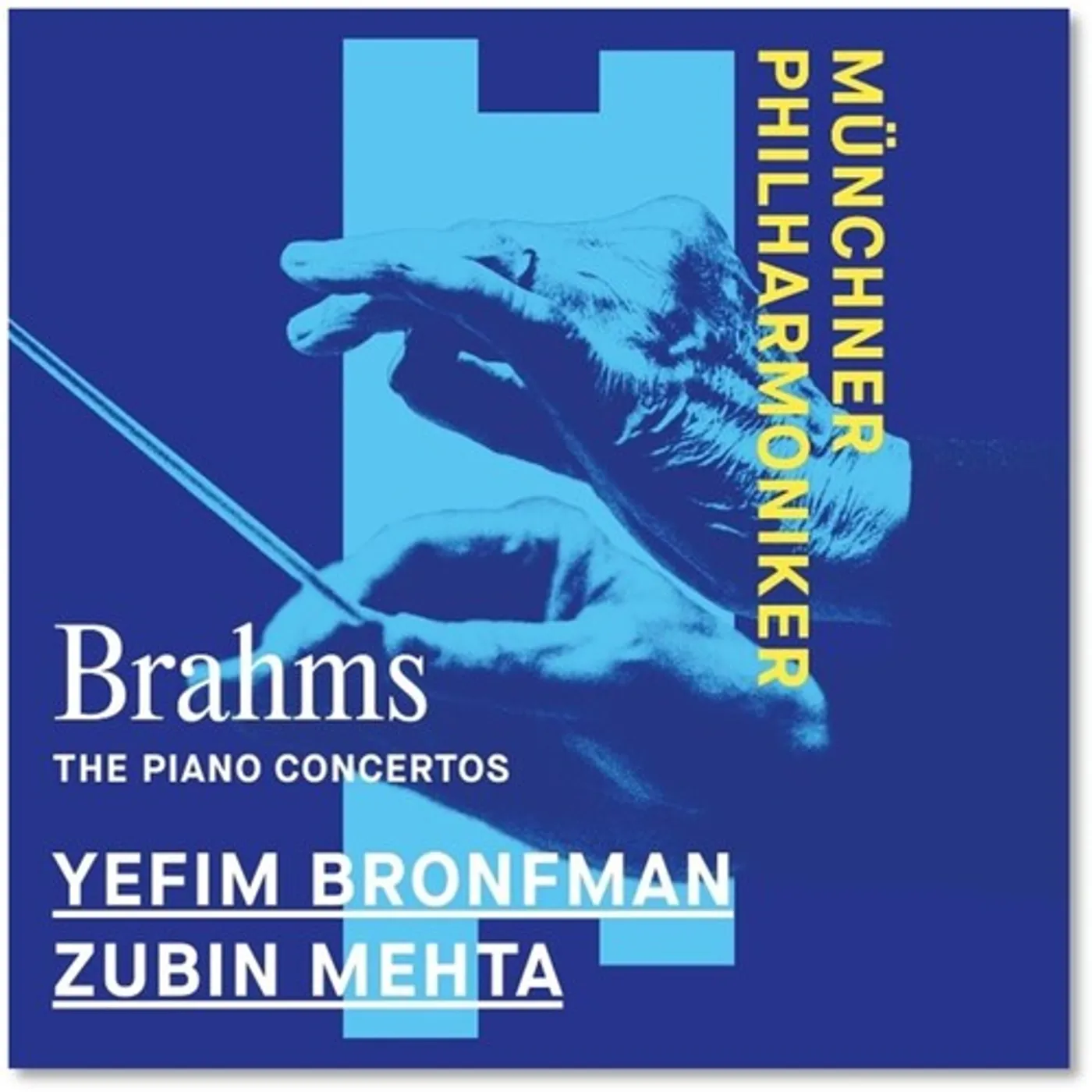 Yefim Bronfman LP Vinyl - Brahms: Piano Concertos Nos. 1 & 2