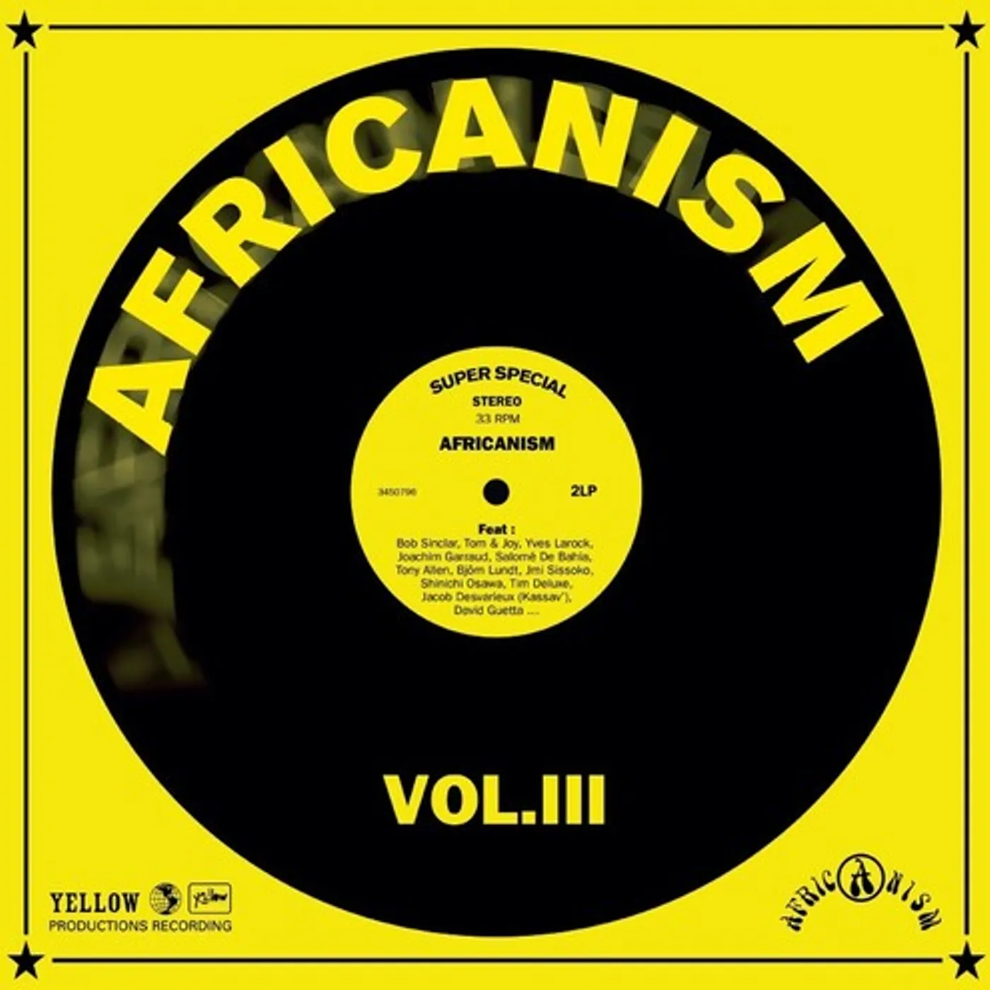 Bob Sinclar LP Vinyl - Africanism Vol 3 (Fra)