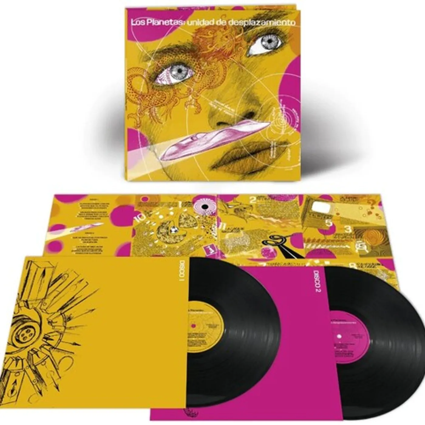 Los Planetas LP Vinyl - Unidad De Desplazamiento (Spa)