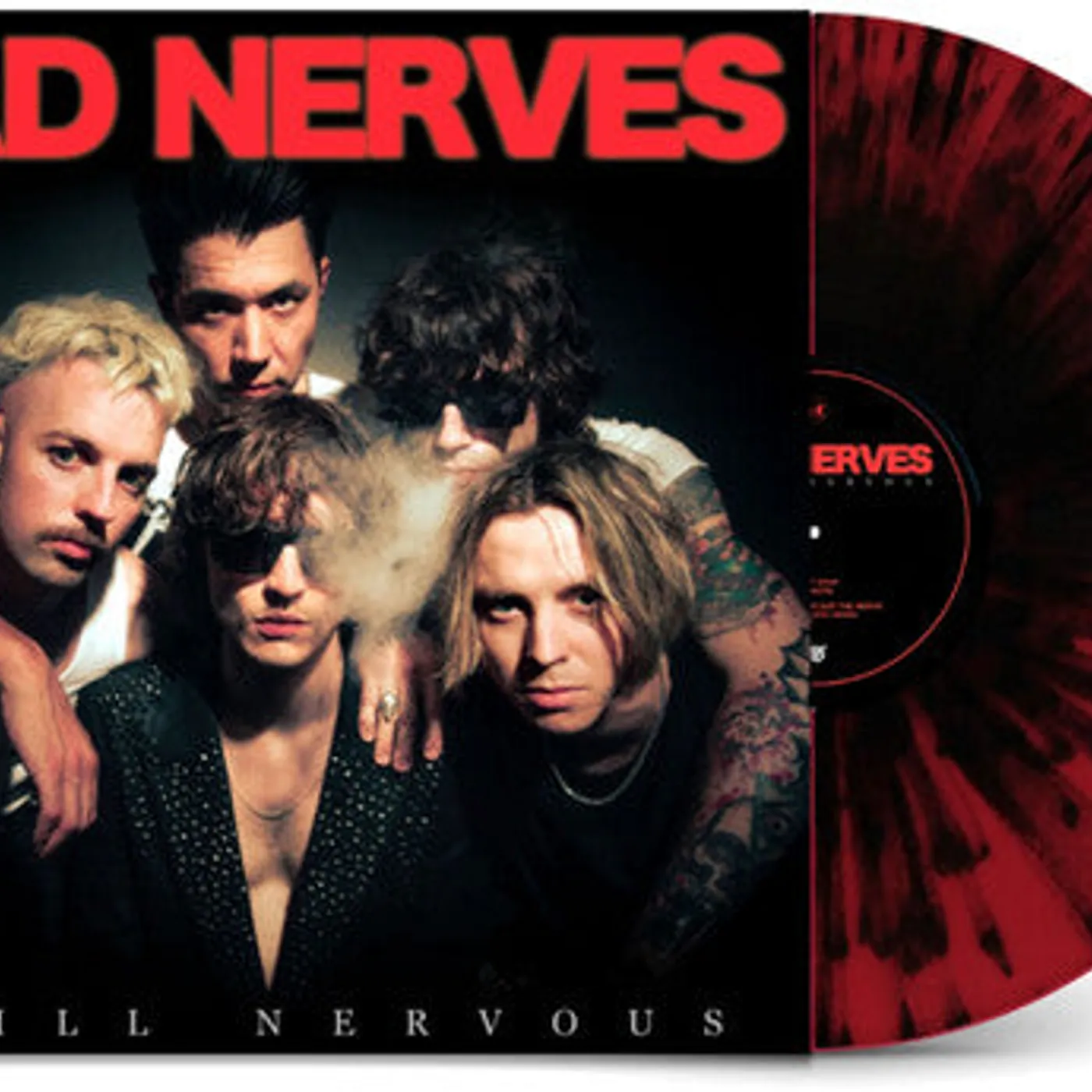 Bad Nerves LP Vinyl - Still Nervous (Coloured Vinyl) (Red) (Spla)