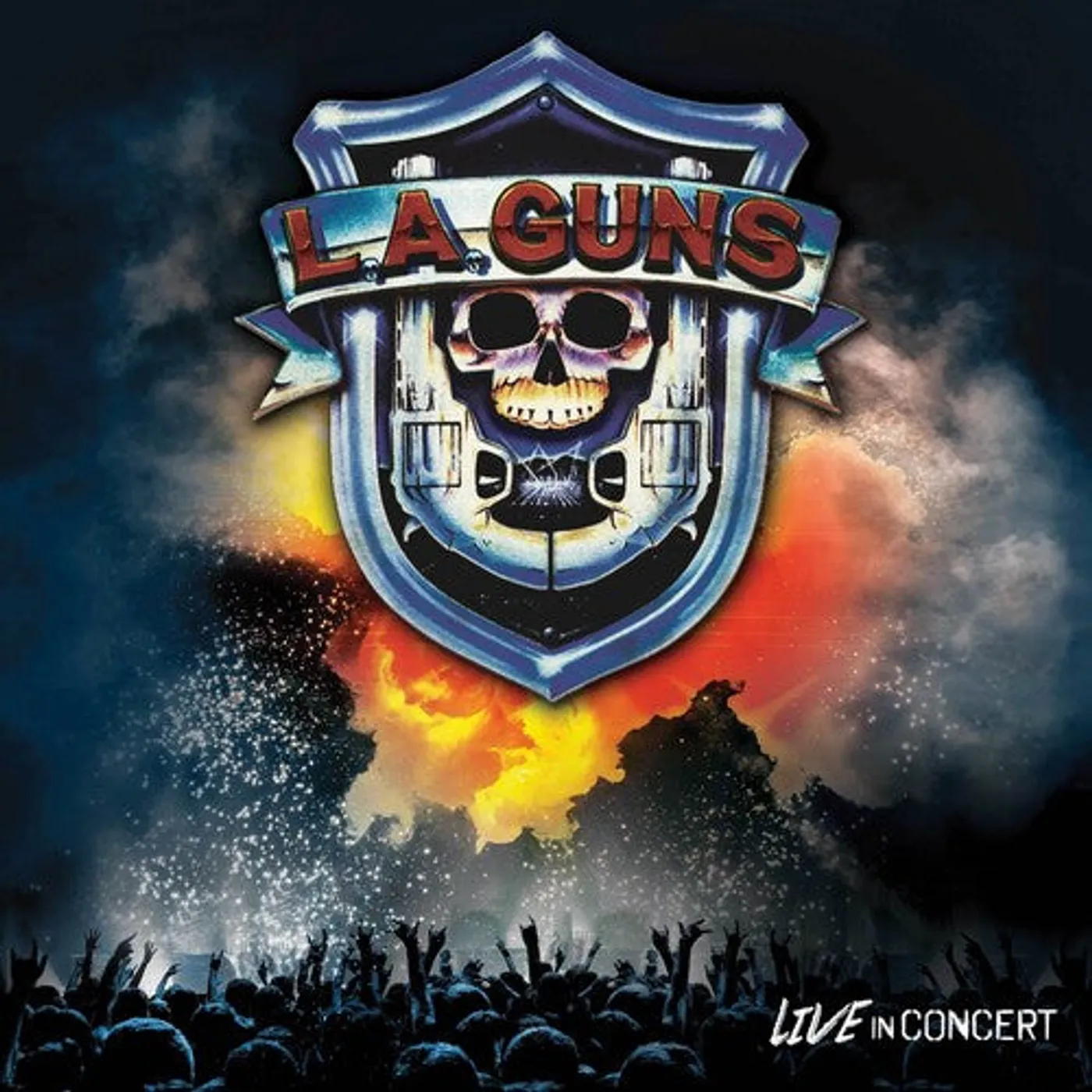 L.A. Guns LP Vinyl - Live In Concert - Blue (Blue) (Coloured Vinyl) (Ltd)