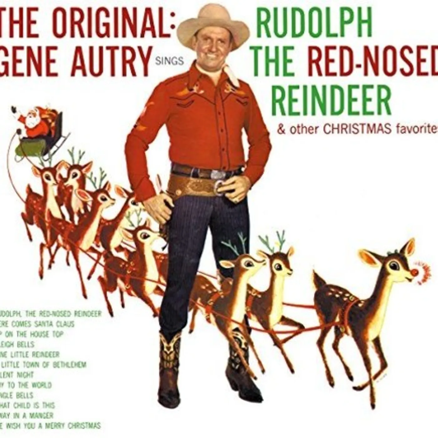 Gene Autry LP Vinyl - Rudolph The Red-Nosed Reindeer (Coloured Vinyl) (Ltd) (Red)