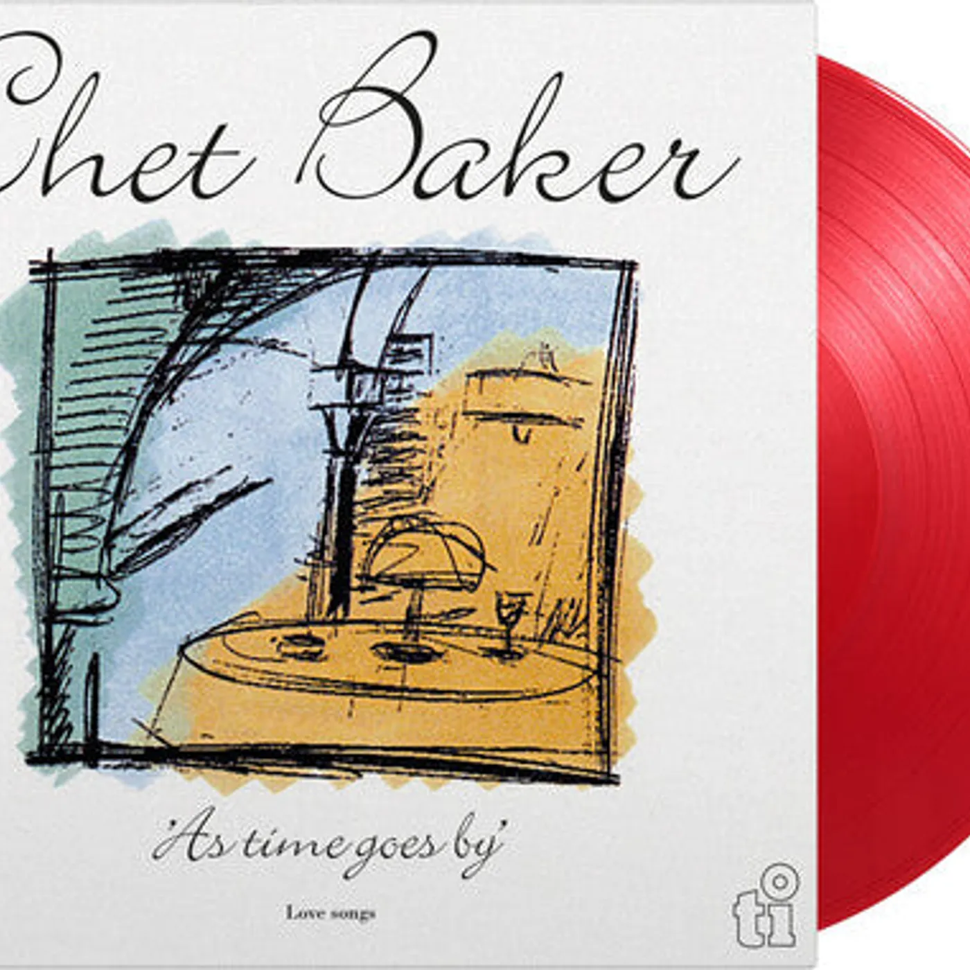 Chet Baker LP Vinyl - As Time Goes By: Love Songs (Coloured Vinyl) (Ogv) (Red)