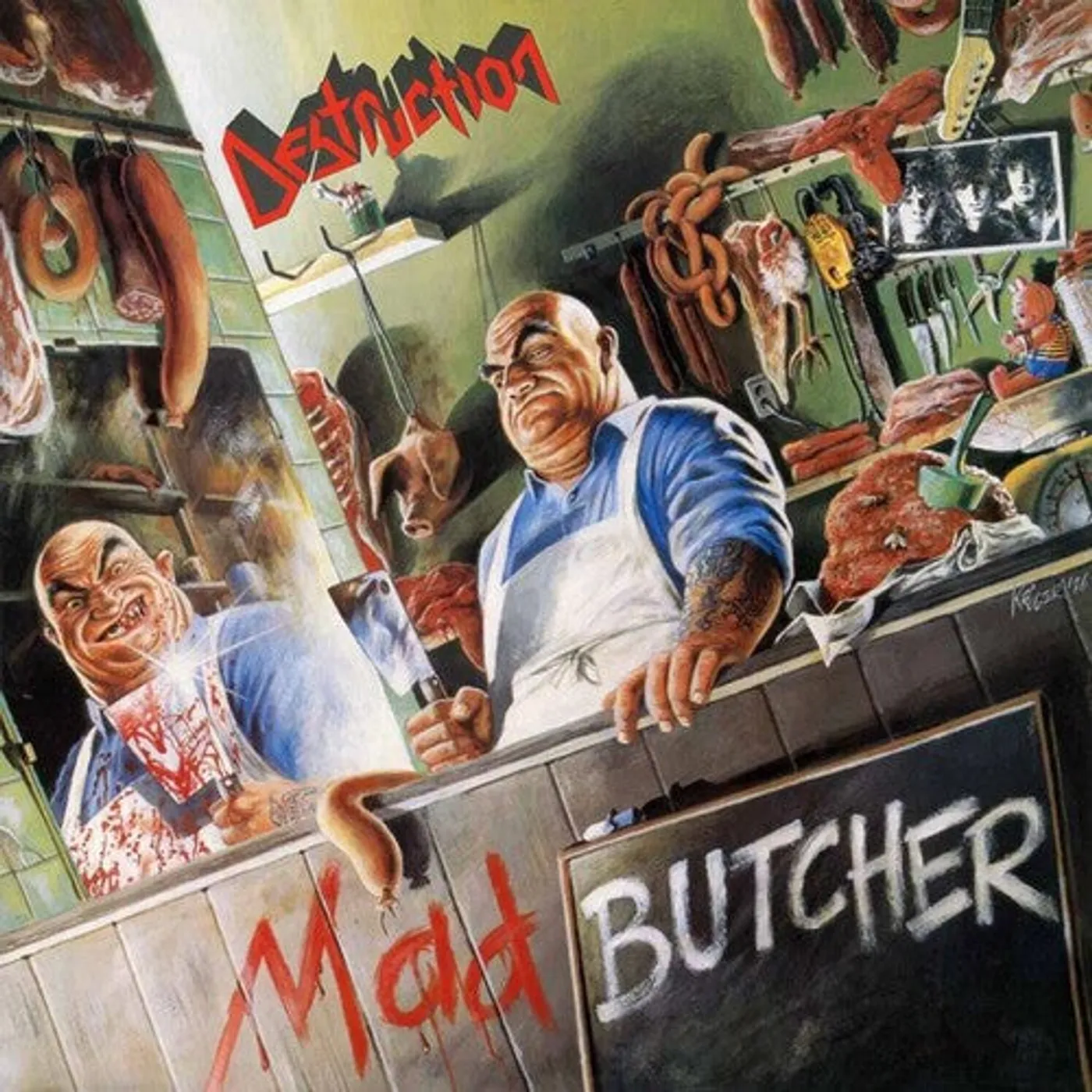 Destruction LP Vinyl - Mad Butcher - Mixed Splatter (Coloured Vinyl) (Spla)
