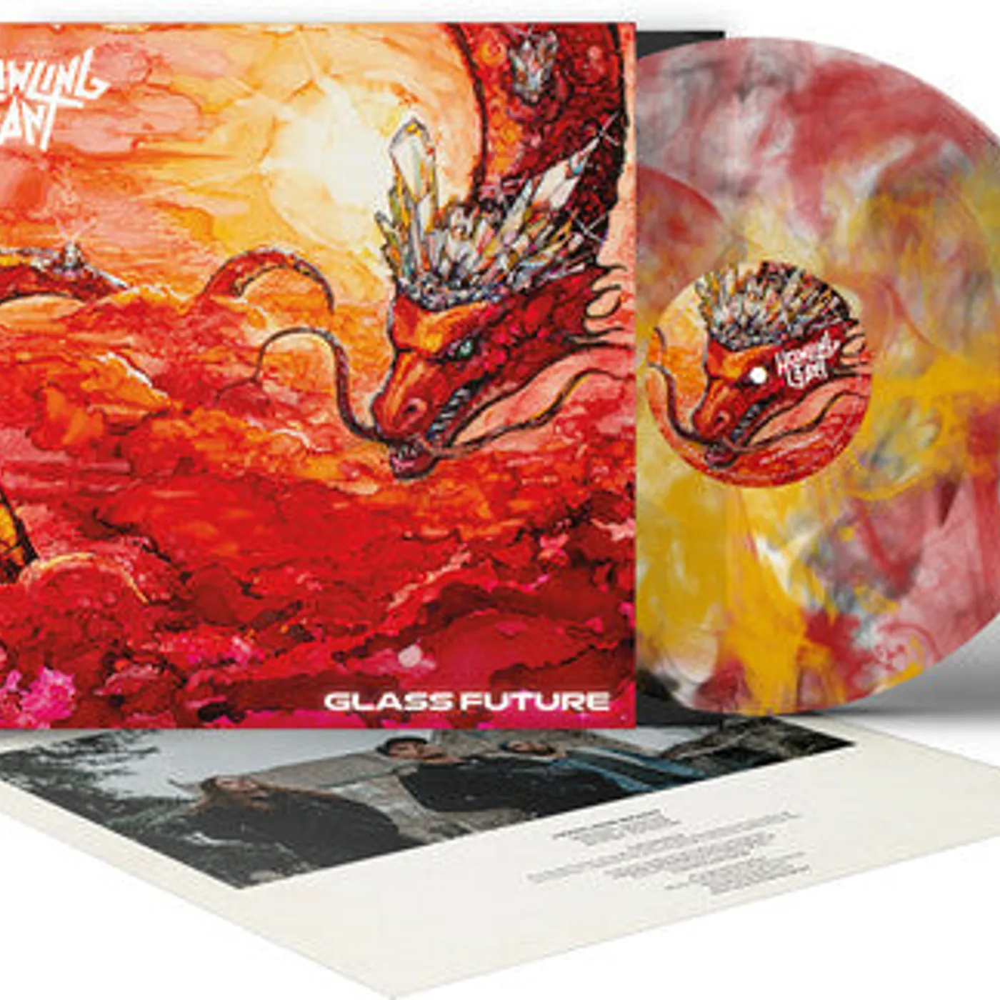 Howling Giant LP Vinyl - Glass Future (Blk) (Coloured Vinyl) (Red) (Ylw)