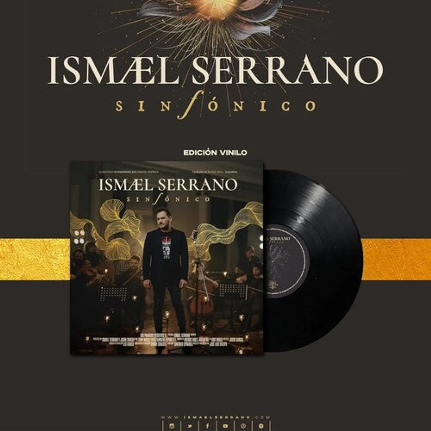 Ismael Serrano LP Vinyl - Ismael Serrano: Sinfonico (Spa)