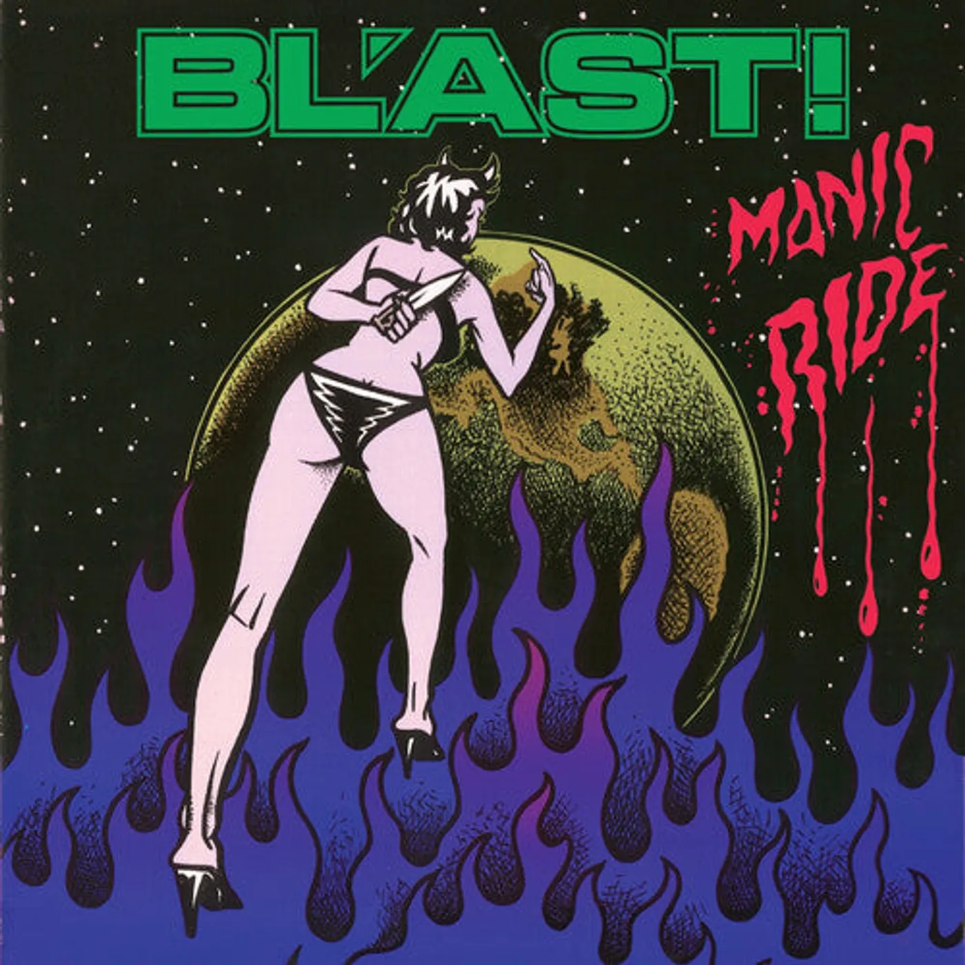 BL'AST! LP Vinyl - Manic Ride (Coloured Vinyl) (Purp)