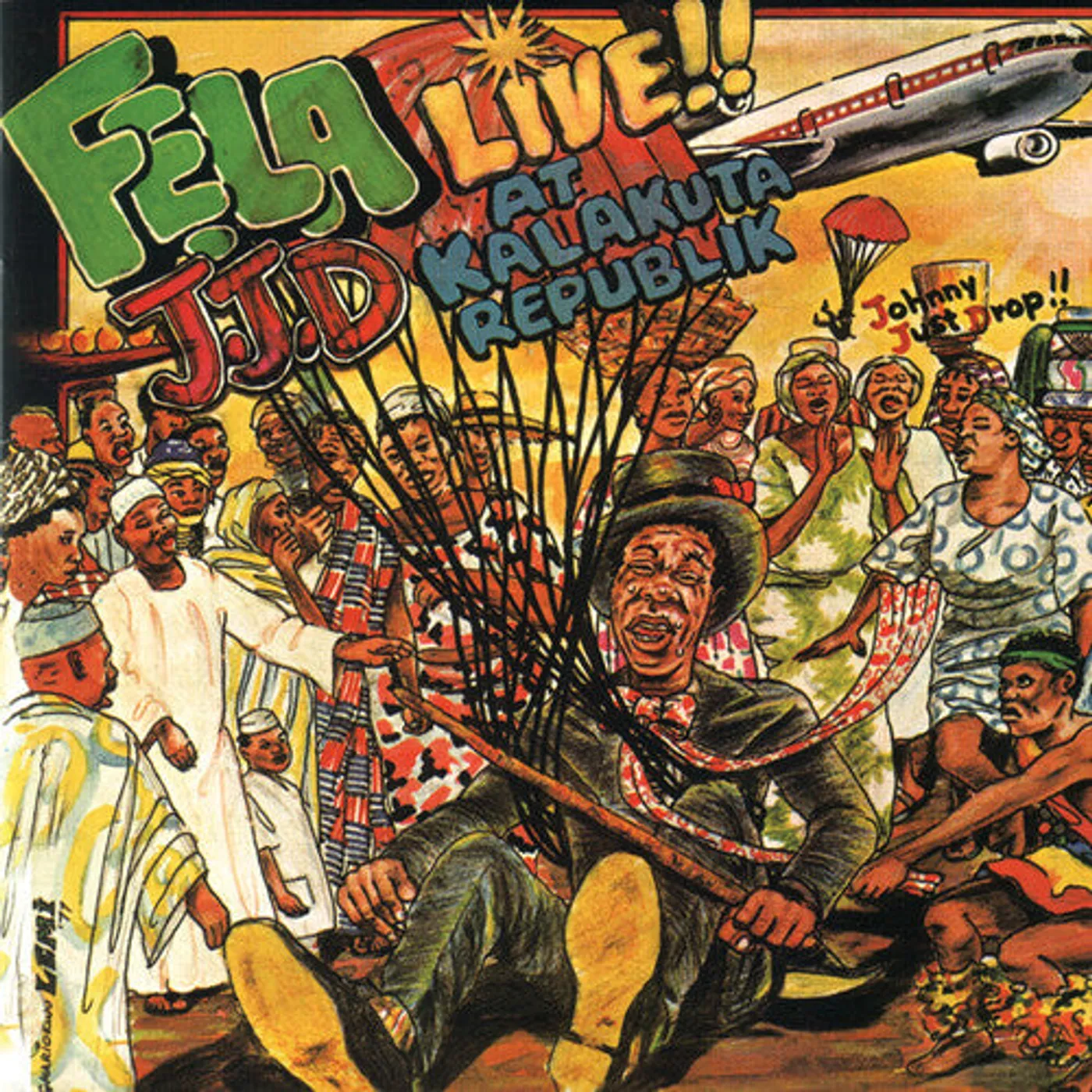 Fela Kuti LP Vinyl - J.J.D. (Johnny Just Drop)