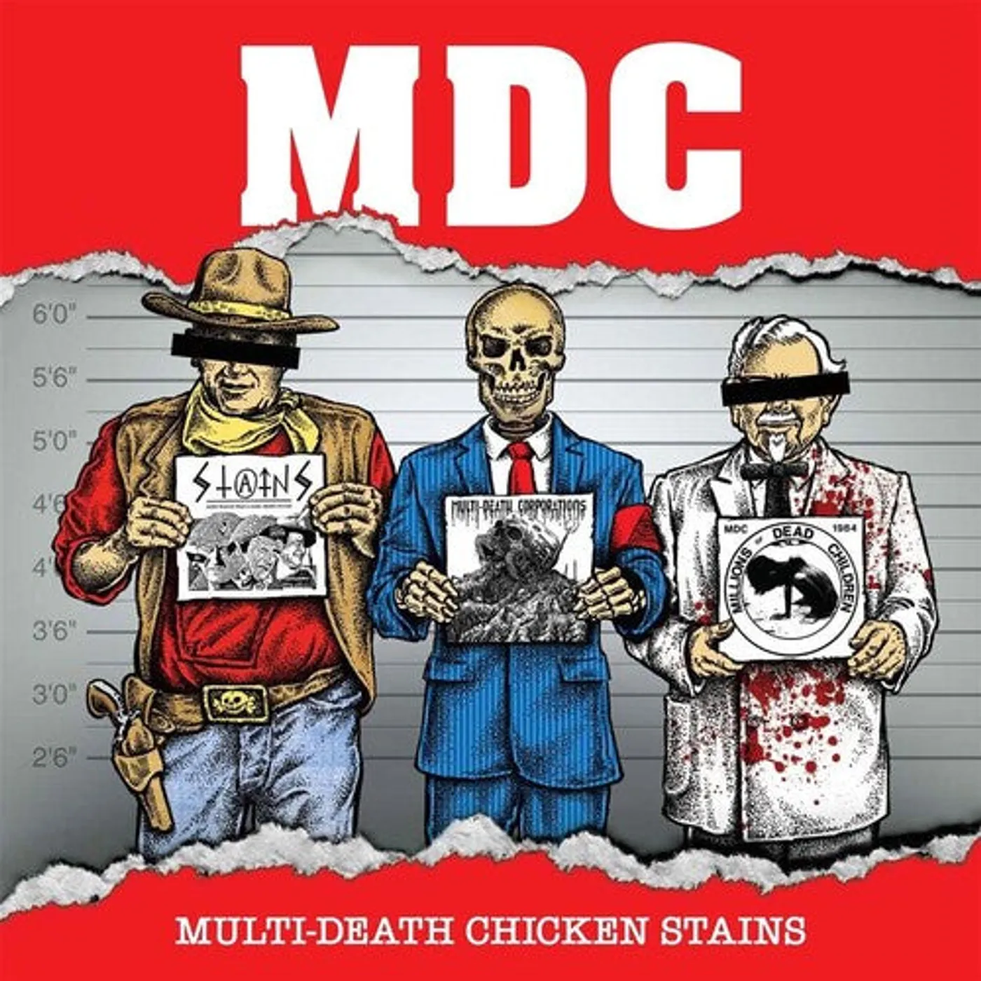Mdc LP Vinyl - Multi Death Chicken Stains 12 - Millennium Edition